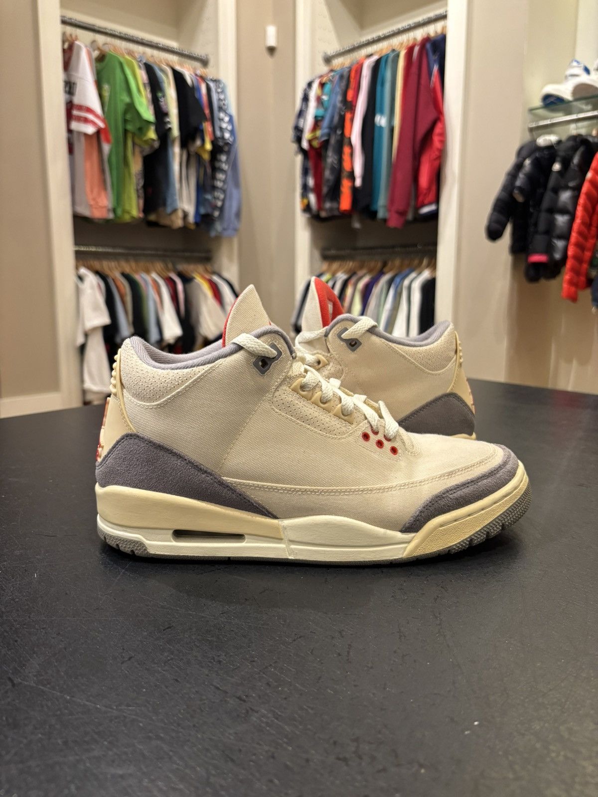 Jordan Brand Jordan 3 Retro Muslin Size US 8.5 / EU 41-42 - 2 Thumbnail