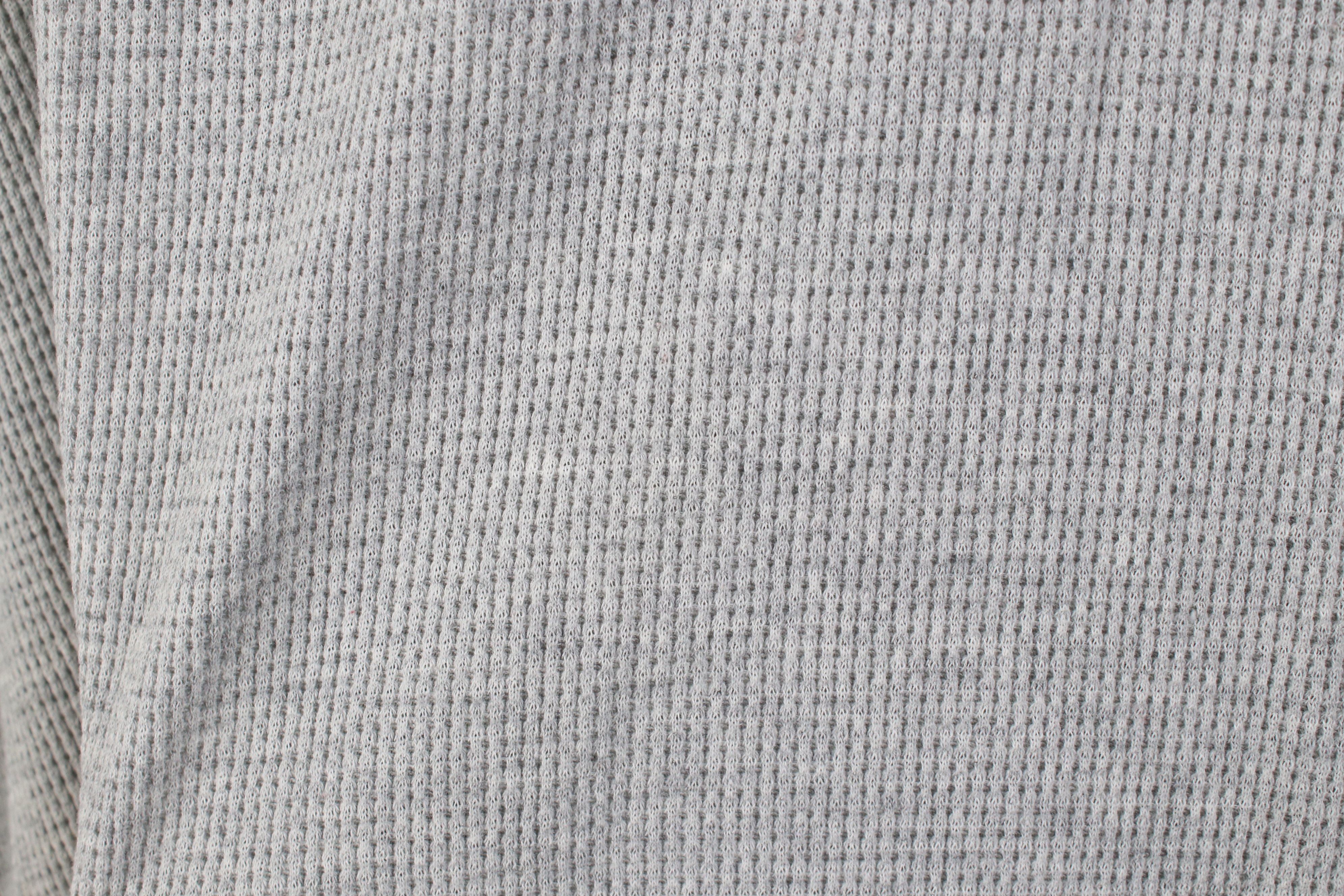 Vintage Vintage 90s Streetwear Thermal Waffle Knit Henley T-Shirt Size L / US 10 / IT 46 - 11 Thumbnail