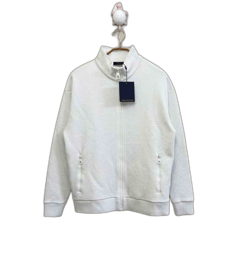 Louis Vuitton Louis Vuitton White Logo Embossed Jacket Size US M / EU 48-50 / 2 - 1 Thumbnail