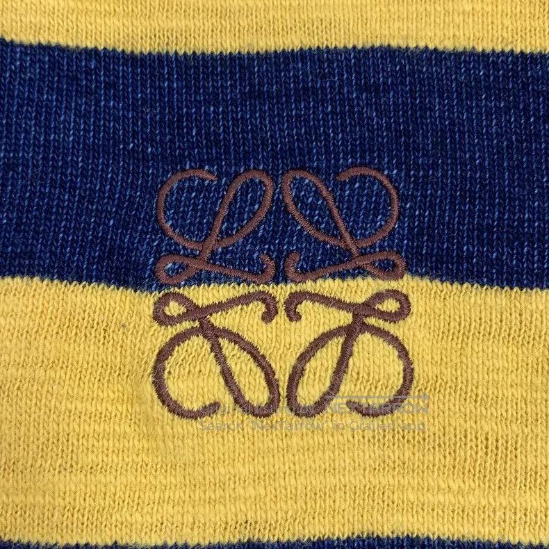 Loewe Loewe Color-blocked striped logo embroidery cotton hooded Size US S / EU 44-46 / 1 - 6 Thumbnail