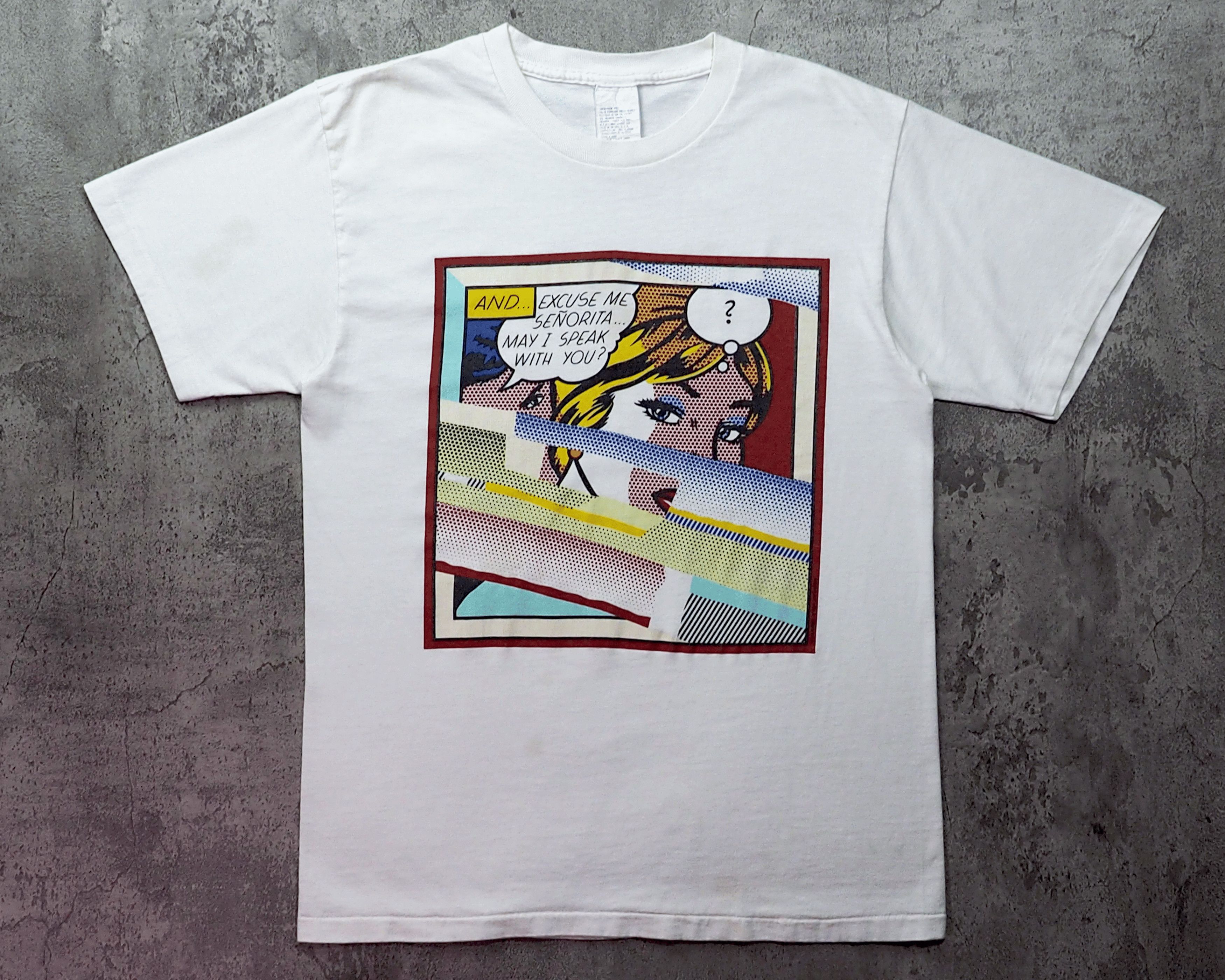 Vintage Vintage 00s Roy Lichtenstein Reflections On Senorita Shirt M Size US M / EU 48-50 / 2 - 1 Thumbnail
