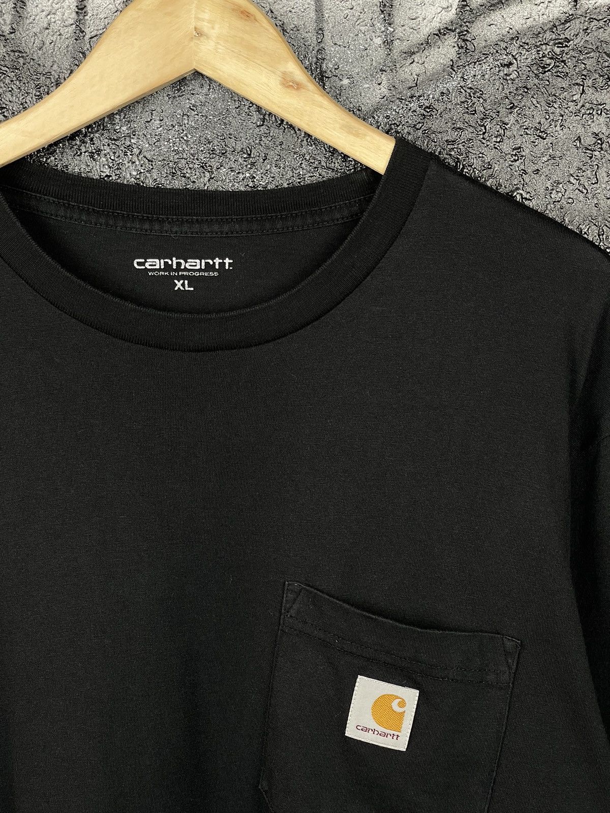 Carhartt Wip Carhartt WIP Black Long Sleeve Pocket T-Shirt Men’s Size XL Size US XL / EU 56 / 4 - 4 Thumbnail