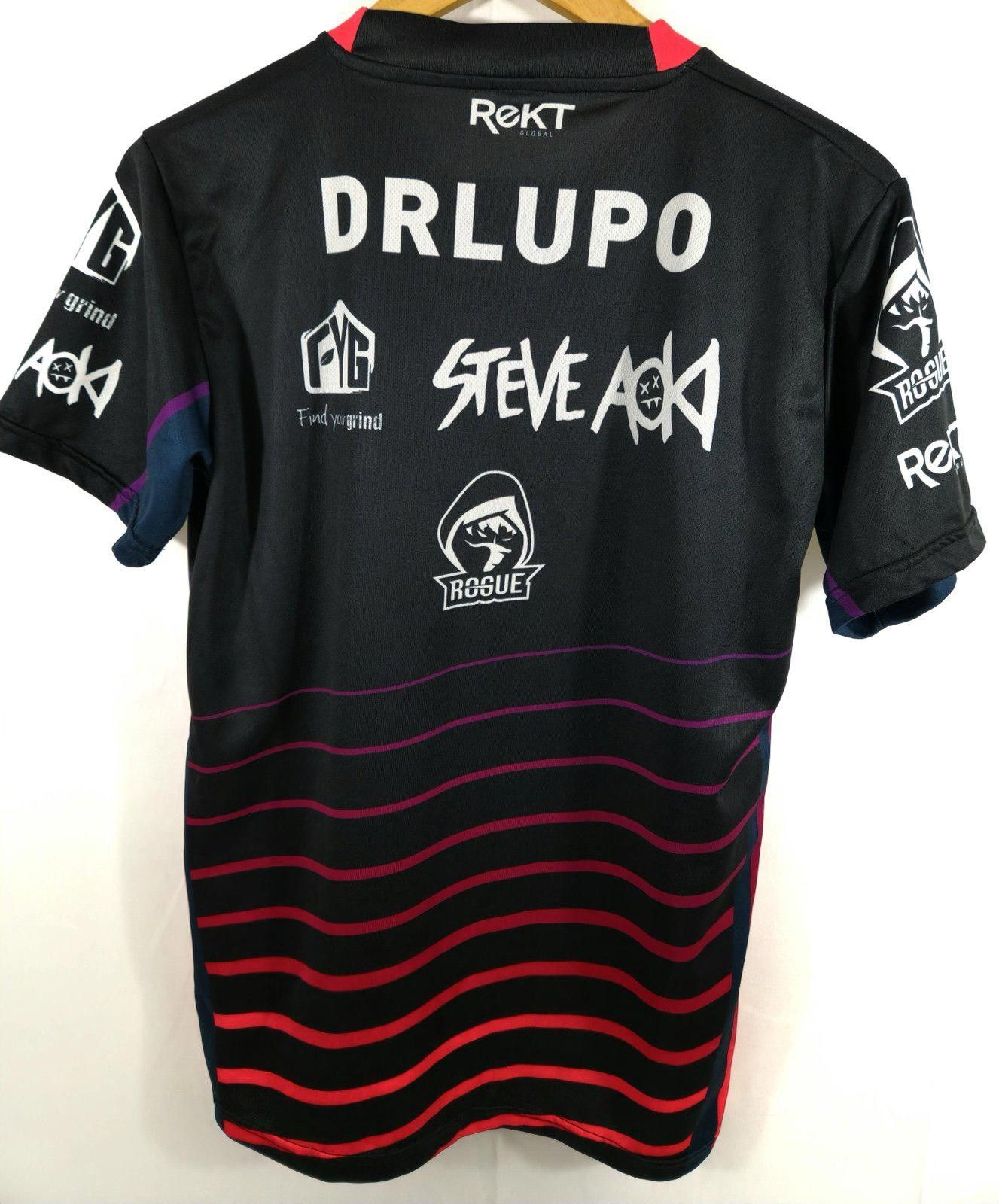 Rogue REKT- Steve Aoki DrLupo x Rogue Esports Jersey (SIZE:L) Size US L / EU 52-54 / 3 - 4 Thumbnail