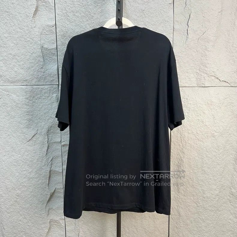 Loewe Loewe FW24 Logo Letter Embroidered Black Short Sleeve T-Sh Size US XL / EU 56 / 4 - 2 Thumbnail