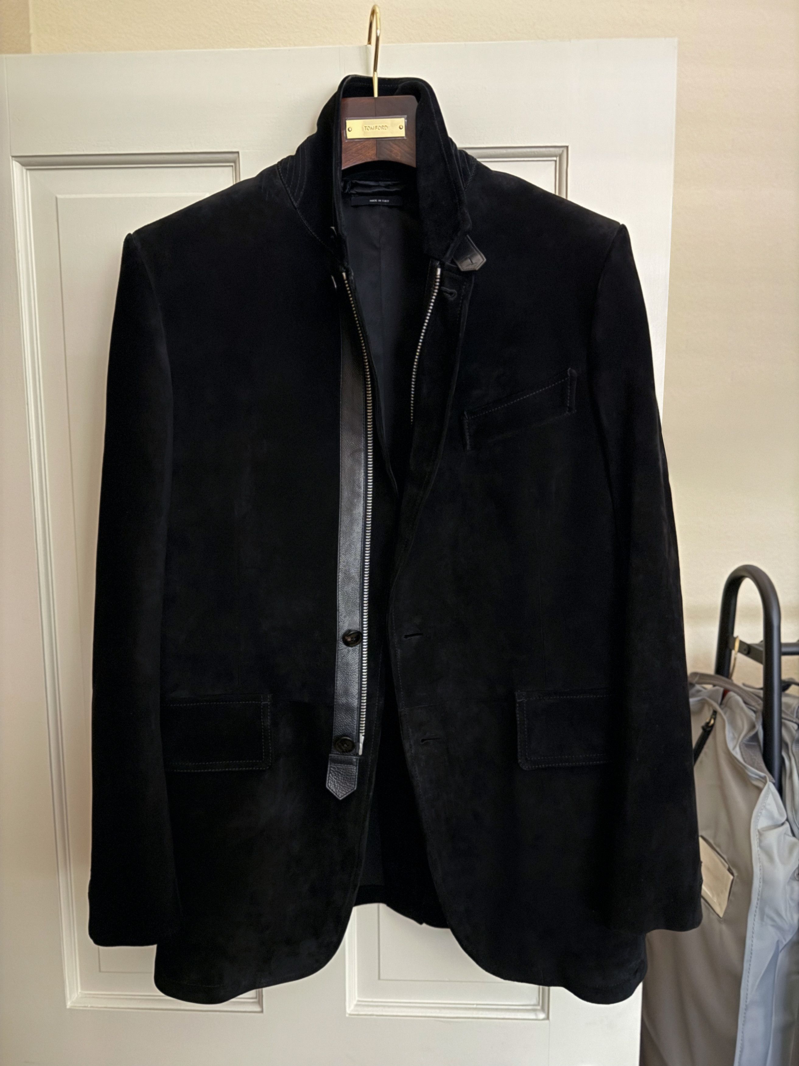 Tom Ford A Menswear Grail $10-$14K Rare Coveted Suede Leather Jacket Size US M / EU 48-50 / 2 - 2 Thumbnail