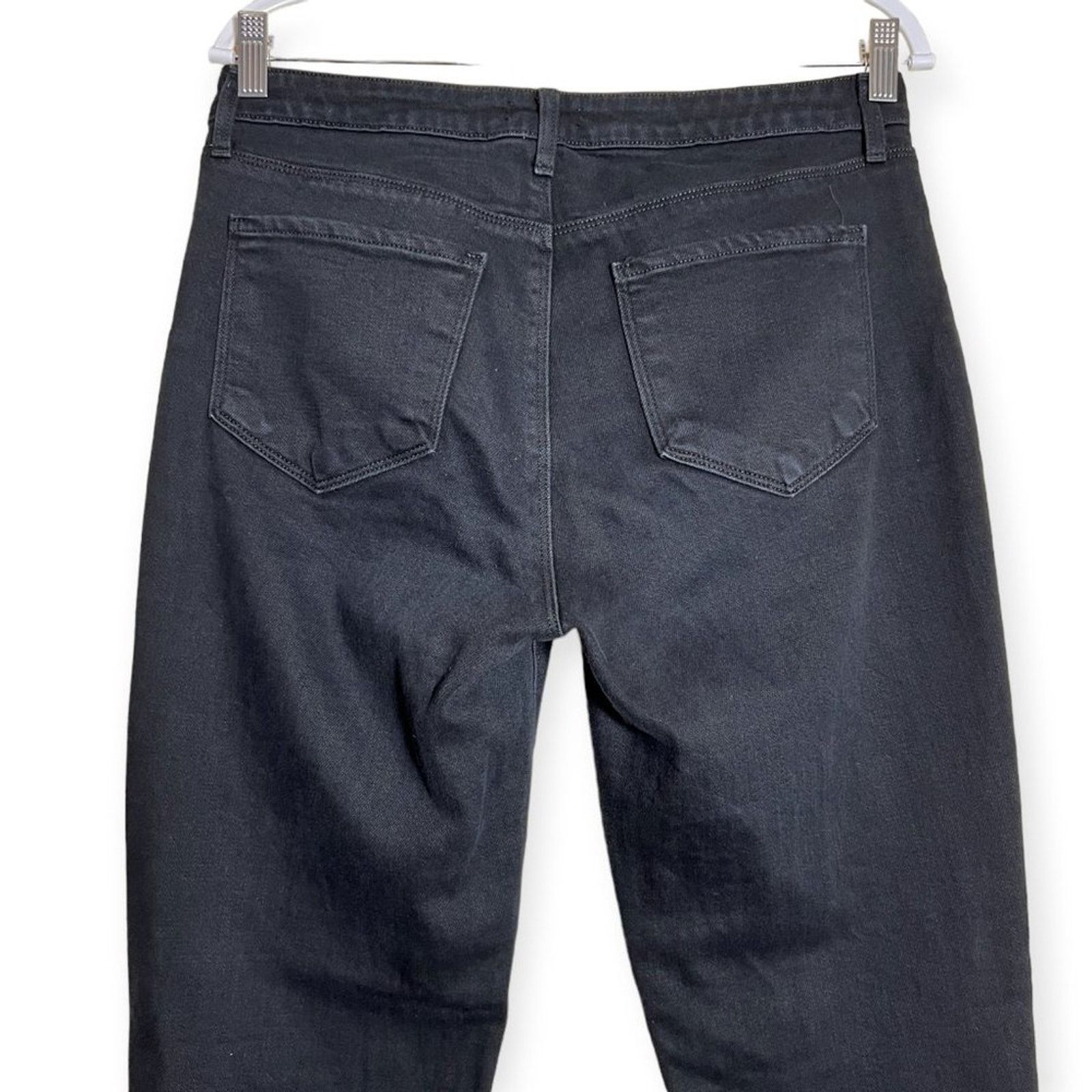 L'AGENCE L'AGENCE High Rise Black Flare Jeans Size 30 Size 30" / US 8 / IT 44 - 6 Thumbnail