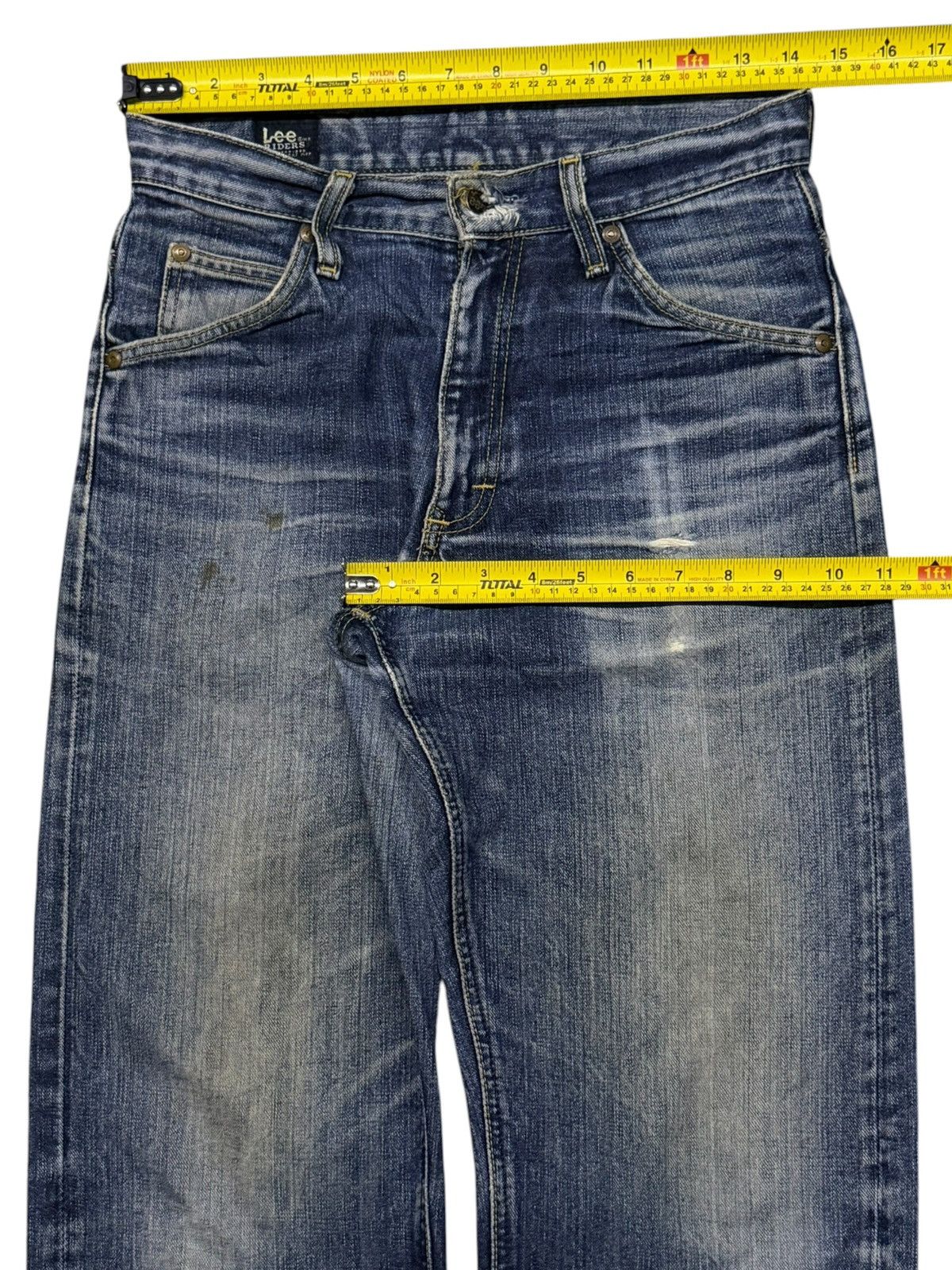Lee Vintage Lee Riders Japan Denim Jeans | Straight Fit | W28 Size US 28 / EU 44 - 17 Thumbnail