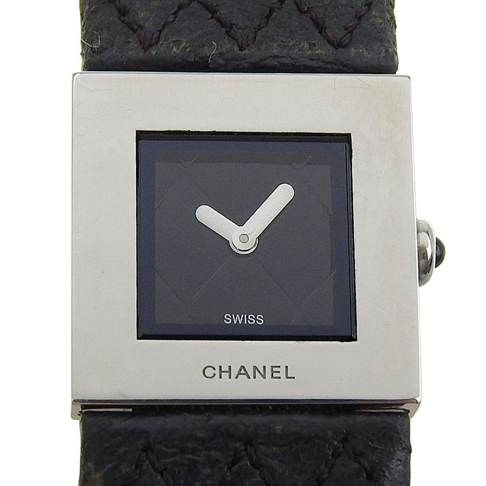 Chanel Chanel Chanel Matelasse Stainless Steel Watch Metal Quartz H0009 DUTY FREE for USA Size ONE SIZE - 1 Thumbnail