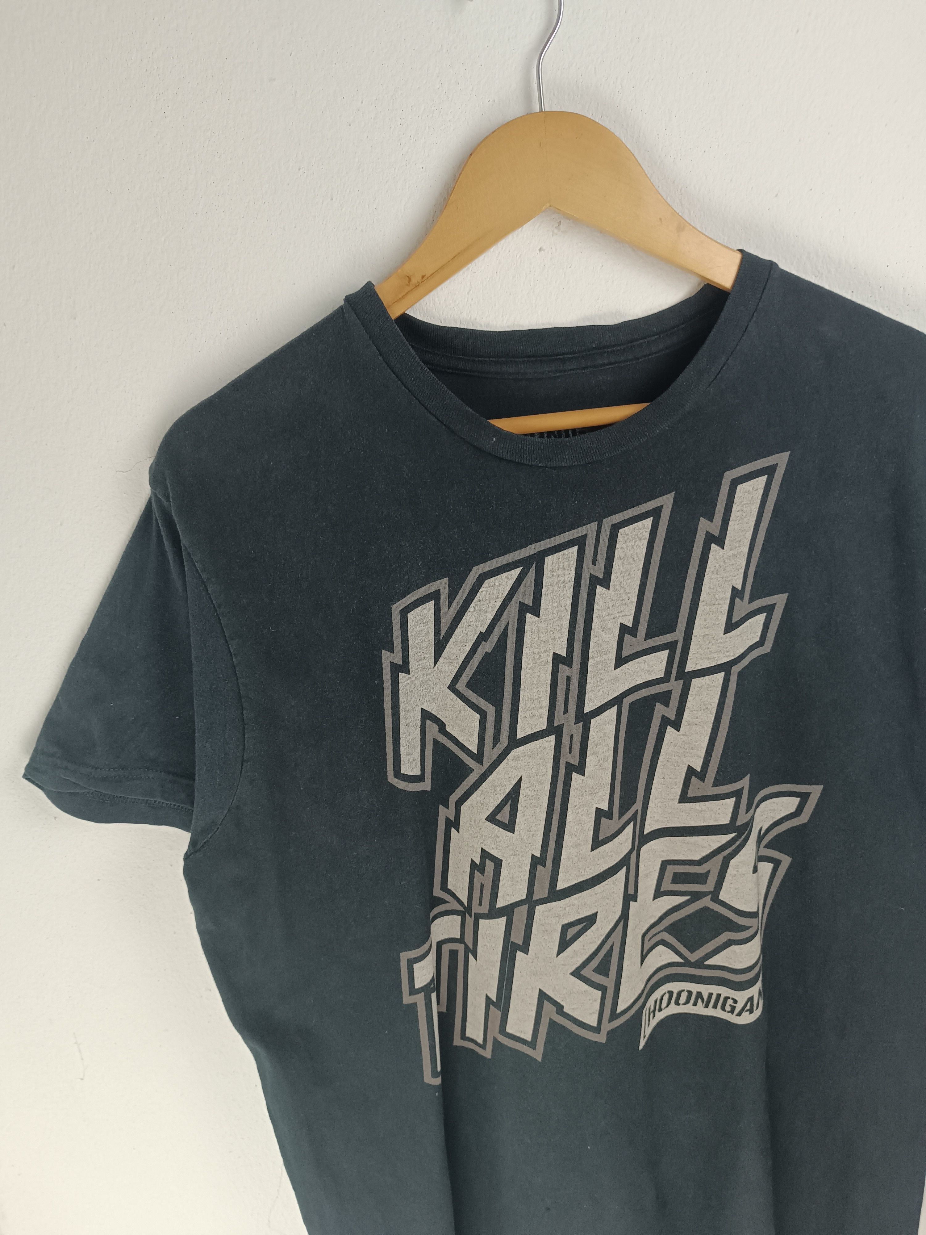 Vintage VINTAGE HOONIGAN KILL ALL TIRES KEN BLOCK PASTRANA TEE Size US L / EU 52-54 / 3 - 5 Thumbnail