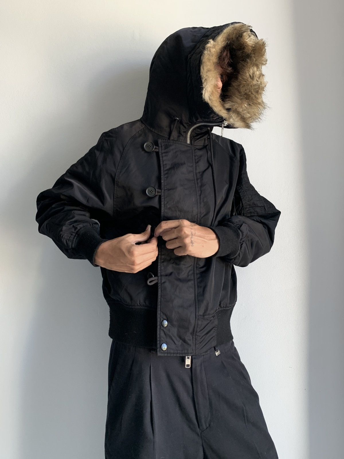 In The Attic × Japanese Brand In The Attic Fur Padded Jacket | Grailed