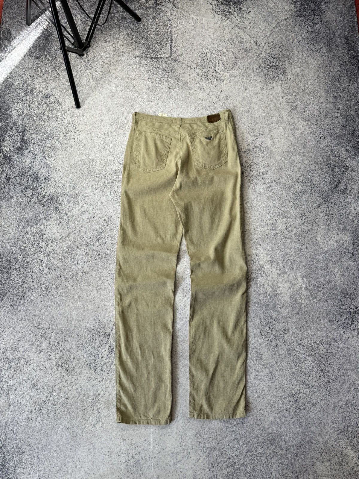Armani Vintage Armani Jeans Linen Pants Metal Logo Old Money Size US 32 / EU 48 - 2 Thumbnail