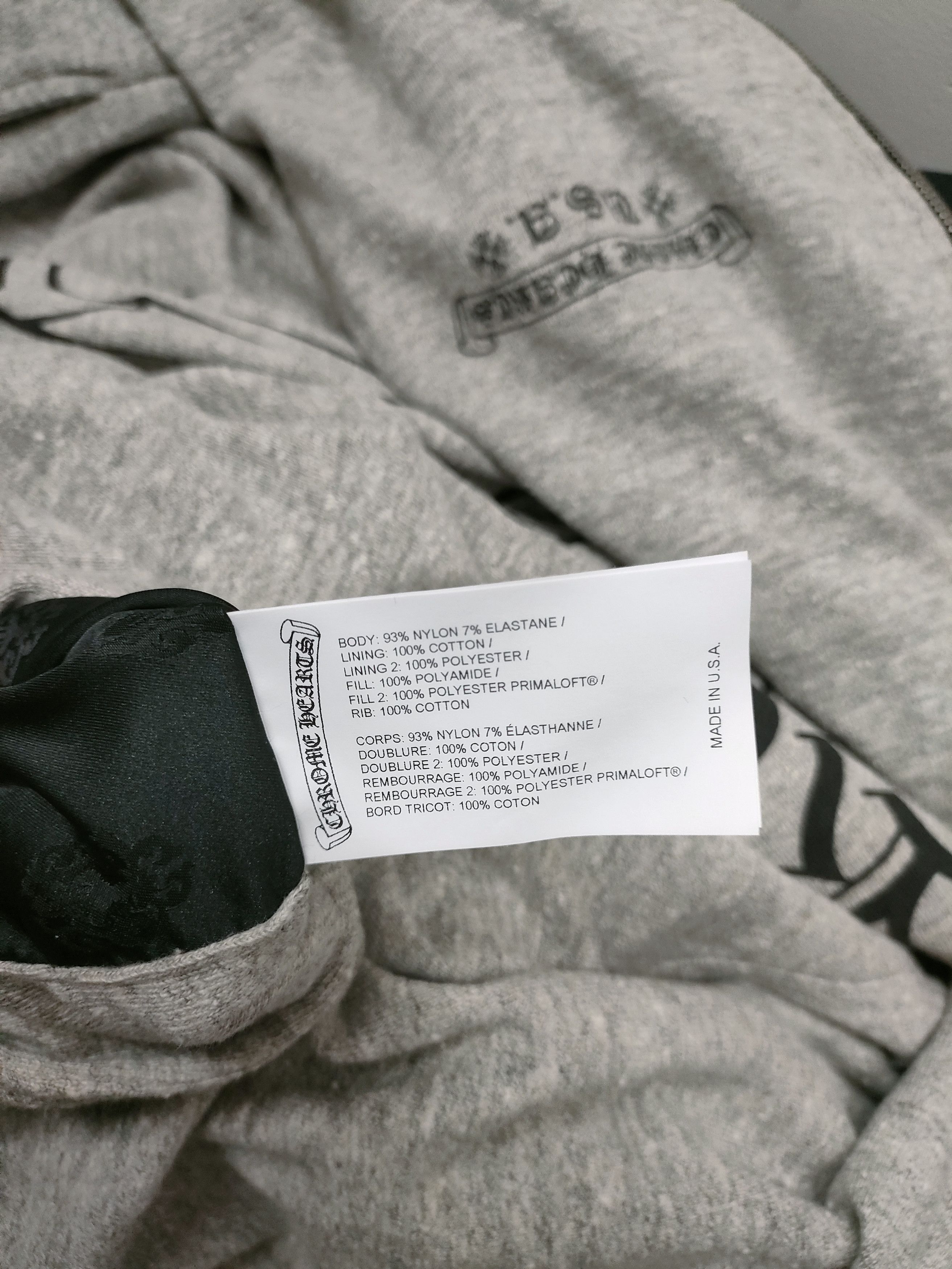 Chrome Hearts Chrome Hearts Tonal Monogram Horseshoe Logo Zip Up Hoodie Size US L / EU 52-54 / 3 - 11 Thumbnail