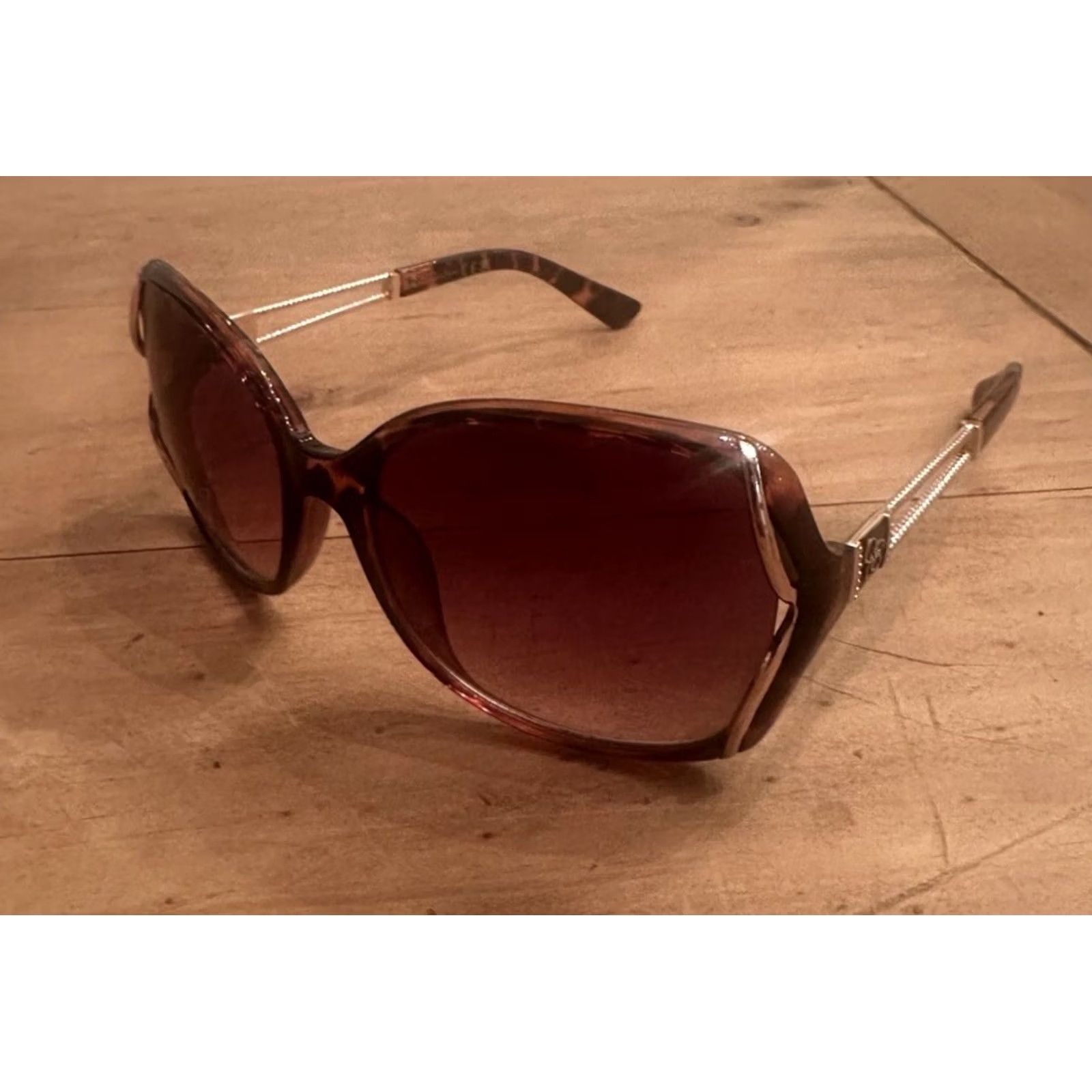 Jessica Simpson Jessica Simpson Sunglasses Women's Butterfly Gold/Tortoise WWJSOP00110-R Size ONE SIZE - 2 Thumbnail