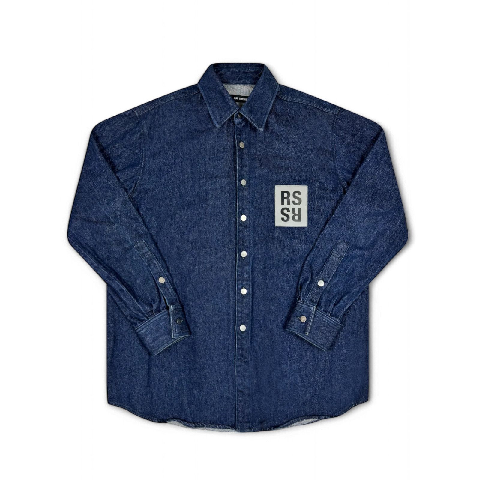 Raf Simons Raf Simons Blue Denim Shirt Size US M / EU 48-50 / 2 - 1 Thumbnail