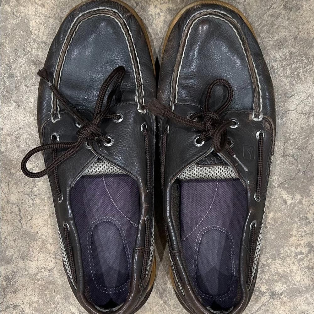 Sperry Sperry Men's Brown and Black Boat Shoes Loafers Size US 8 / EU 41 - 1 Thumbnail