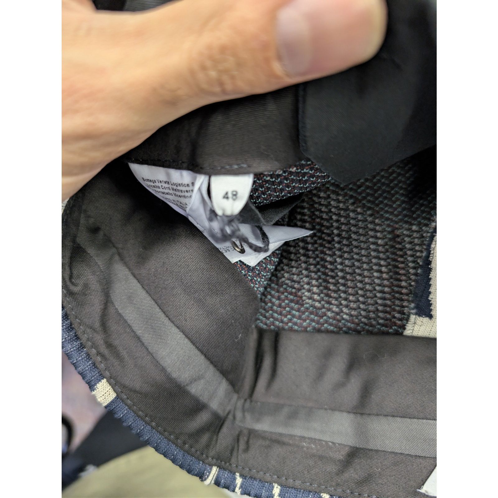 Bottega Veneta o1rshd1 Window Jacquard Trousers Sweatpants in Midnight Blue Size US 32 / EU 48 - 17 Thumbnail
