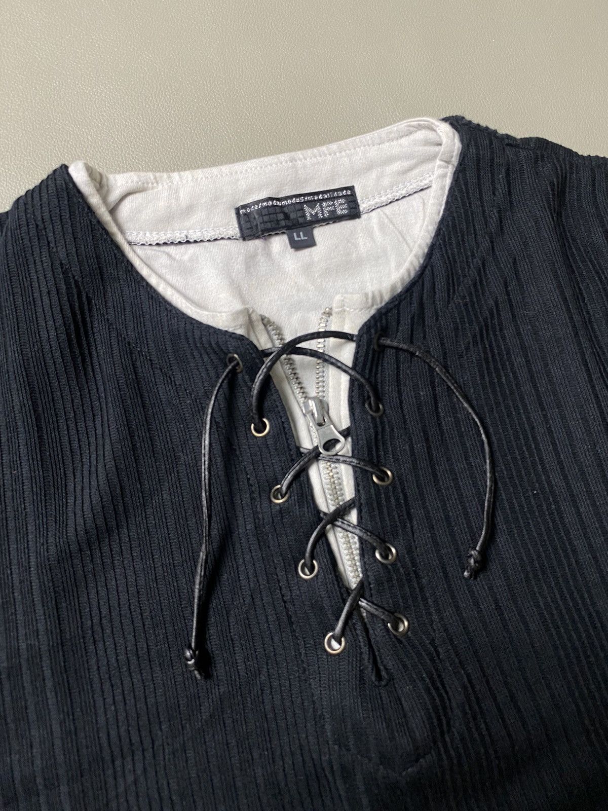 Beauty Beast × Hysteric Glamour × If Six Was Nine MFE Laces Up Bondage Gothic Style Tshirt Size US L / EU 52-54 / 3 - 3 Thumbnail