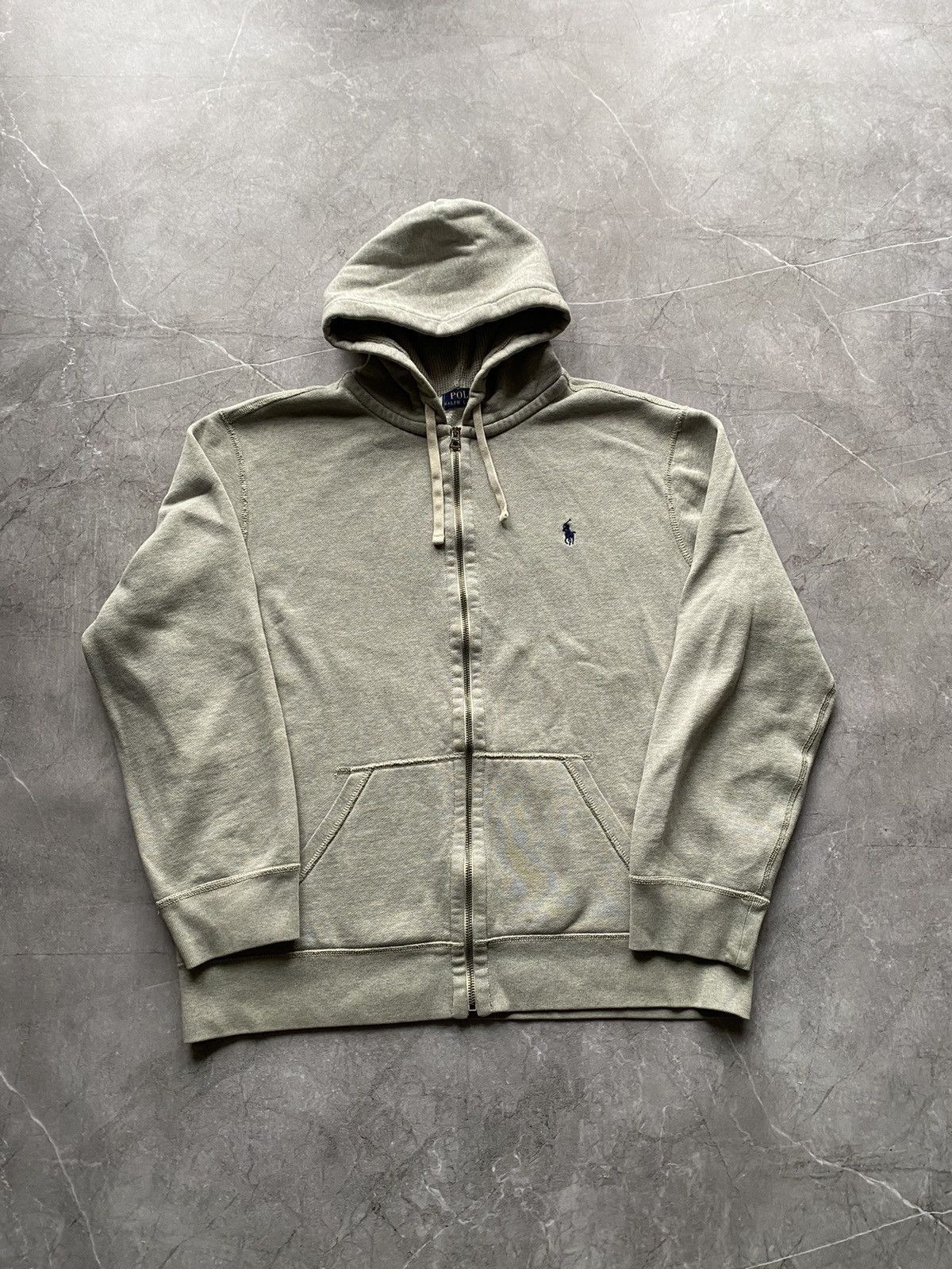 Polo Ralph Lauren Vintage Y2K Polo Ralph Lauren Hoodie Full Zip Retro Hype Size US XL / EU 56 / 4 - 2 Thumbnail