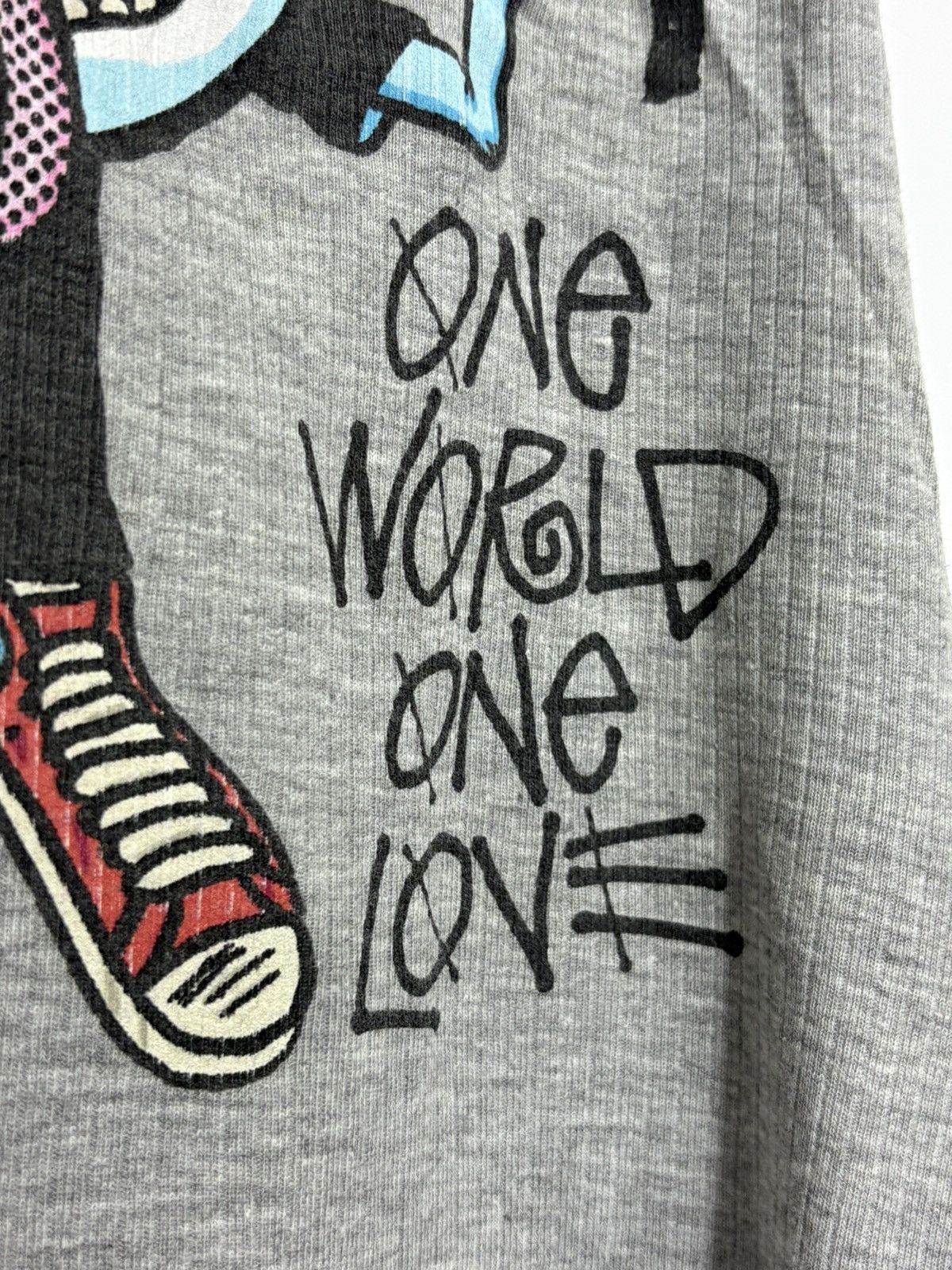 Stussy 00’s STUSSY One World One Love Guy Rare Retro Y2K Tank Top Size US XS / EU 42 / 0 - 4 Thumbnail
