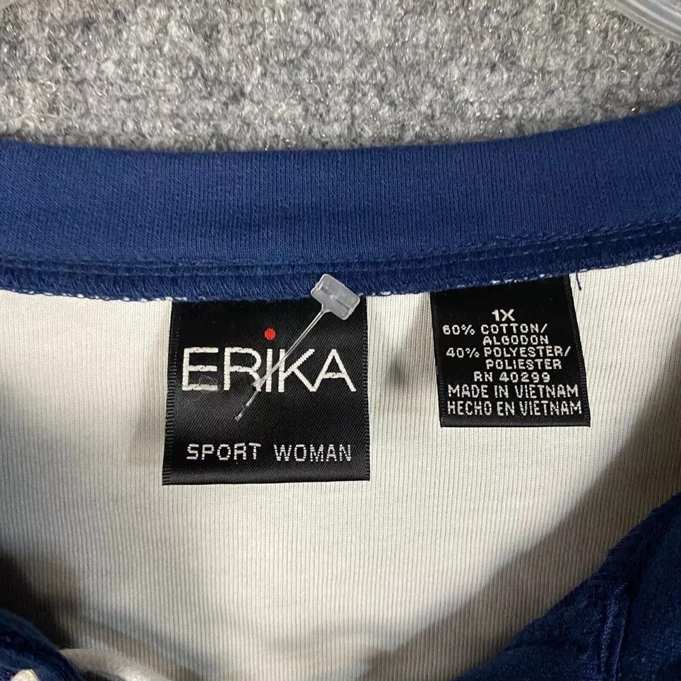 Other Erika Sport Top Women's 1X Long Sleeve Cotton Blend NWD Size ONE SIZE - 6 Thumbnail