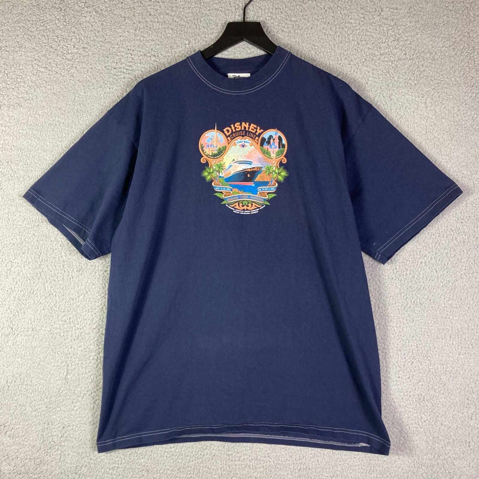 Disney 2005 Disney Cruise Line Shirt Panama Canal Crossing Rare XL Size US XL / EU 56 / 4 - 5 Thumbnail