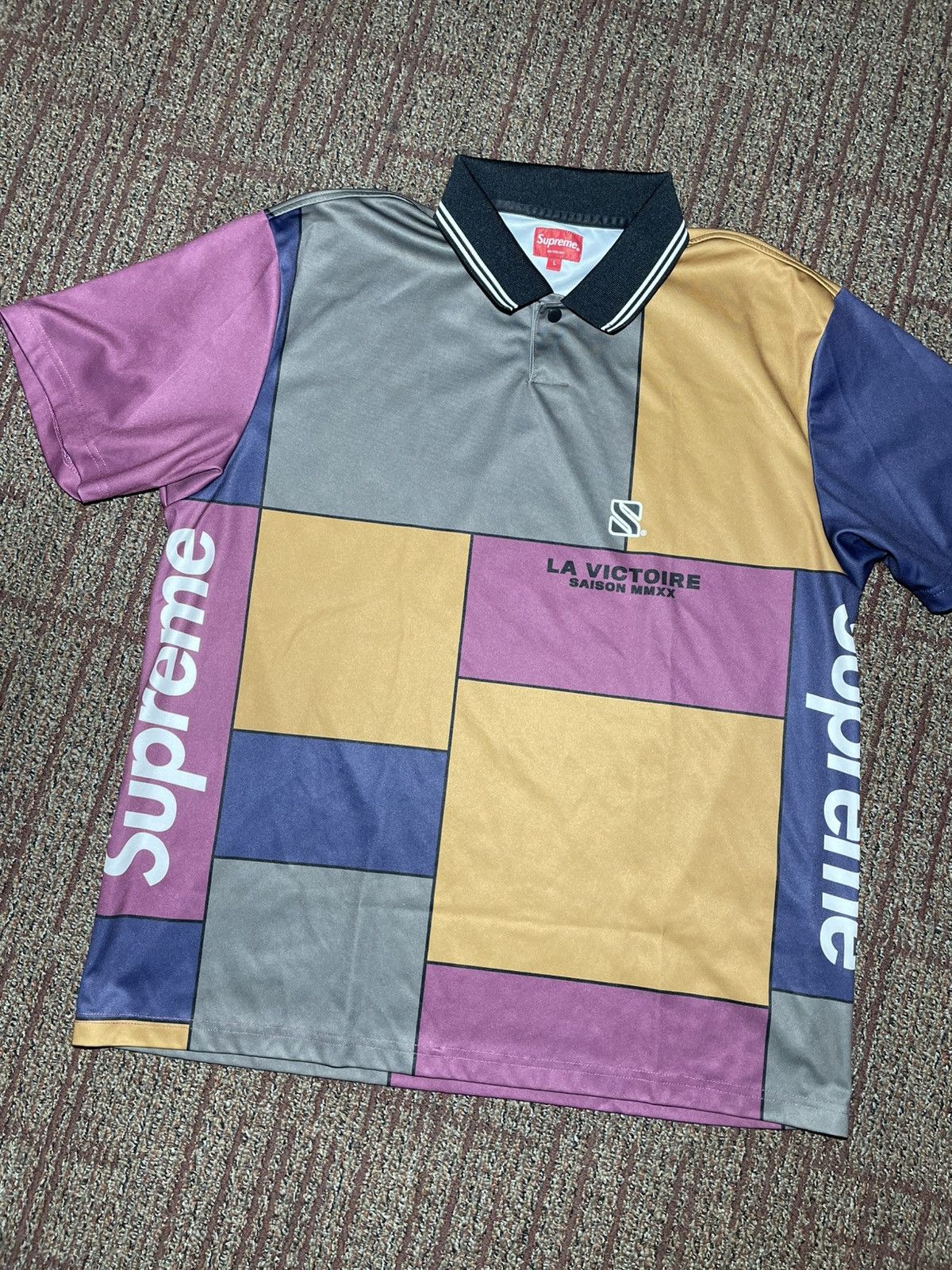 Supreme Colorblocked Soccer Polo