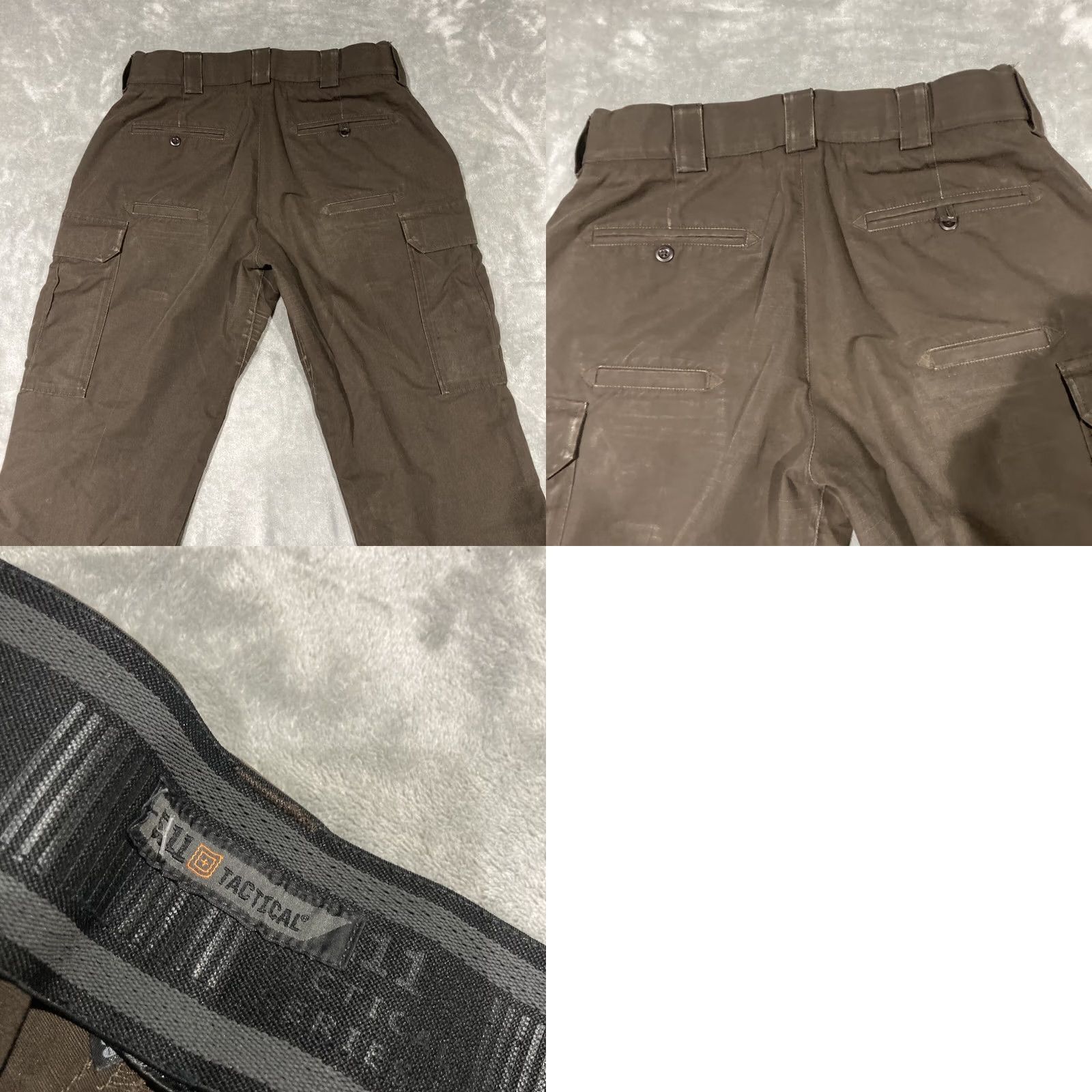 Vintage 5.11 Tactical Series Pants Womens Size 14 Pockets Outdoor Hiking Rip Stop Brown Pants Size 36" / US 14 / IT 50 - 8 Thumbnail