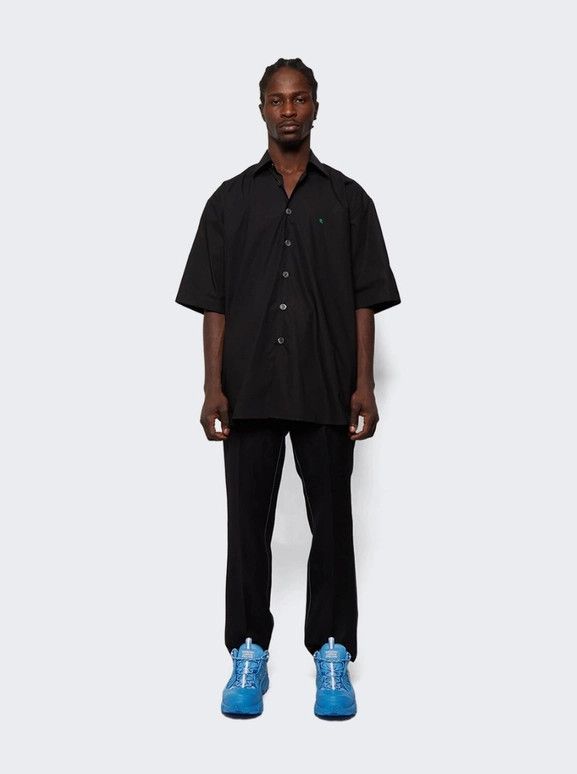 Burberry o1mle0326 Classic Contrast Seam Pants in Black Size US 36 / EU 52 - 2 Thumbnail