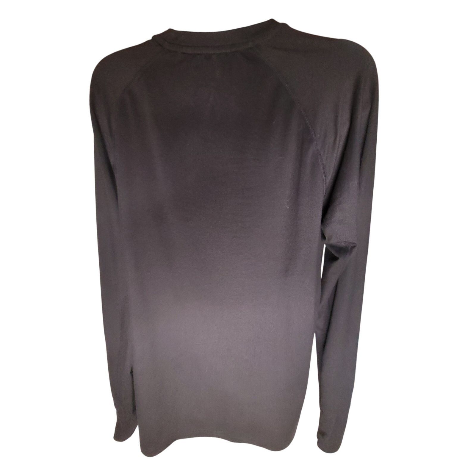 Reebok Reebok Mens Shirt Black Logo Long Sleeve Stretchy Sz M Size US M / EU 48-50 / 2 - 2 Thumbnail
