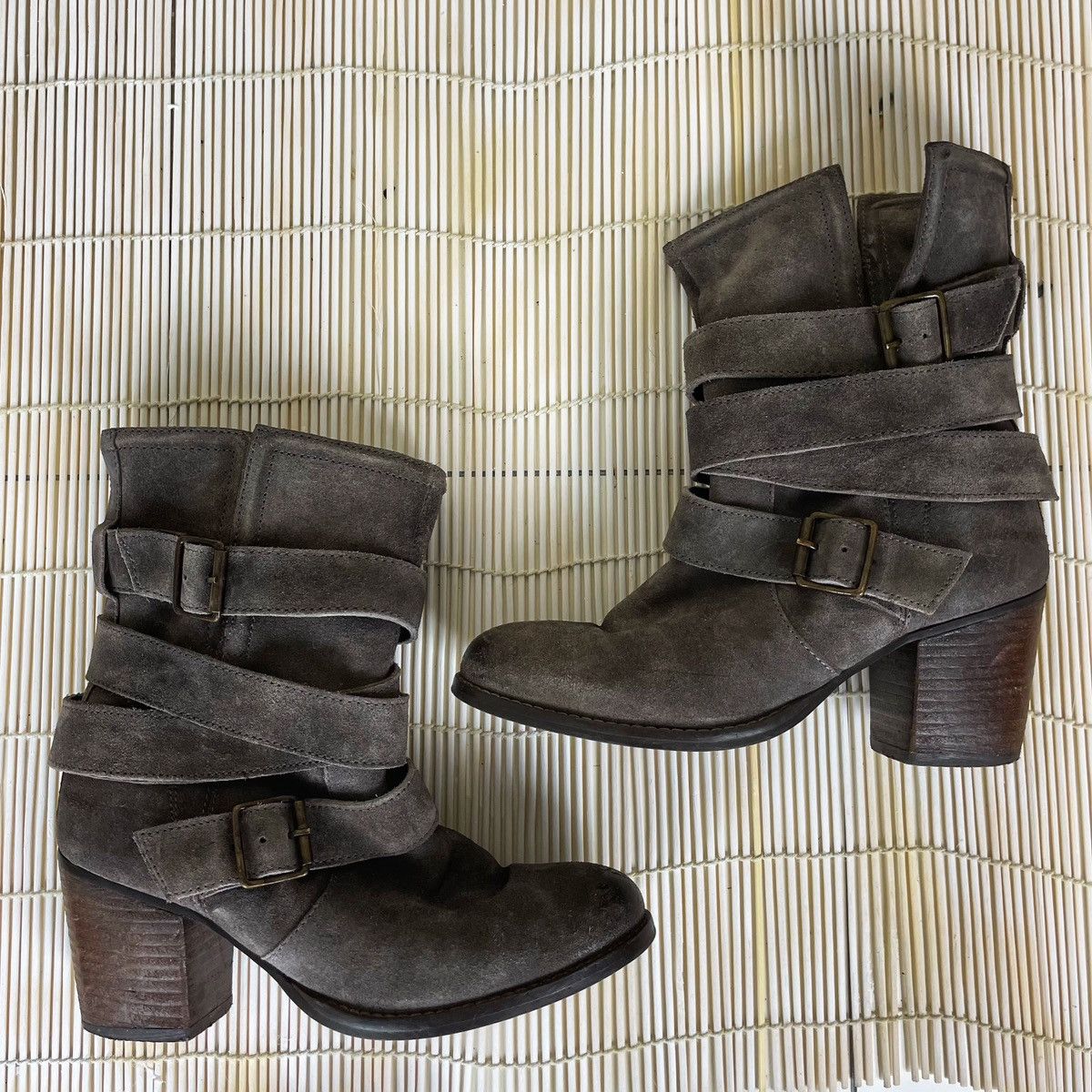 Other Grey Real Leather Boots Size US 6 / IT 36 - 5 Thumbnail