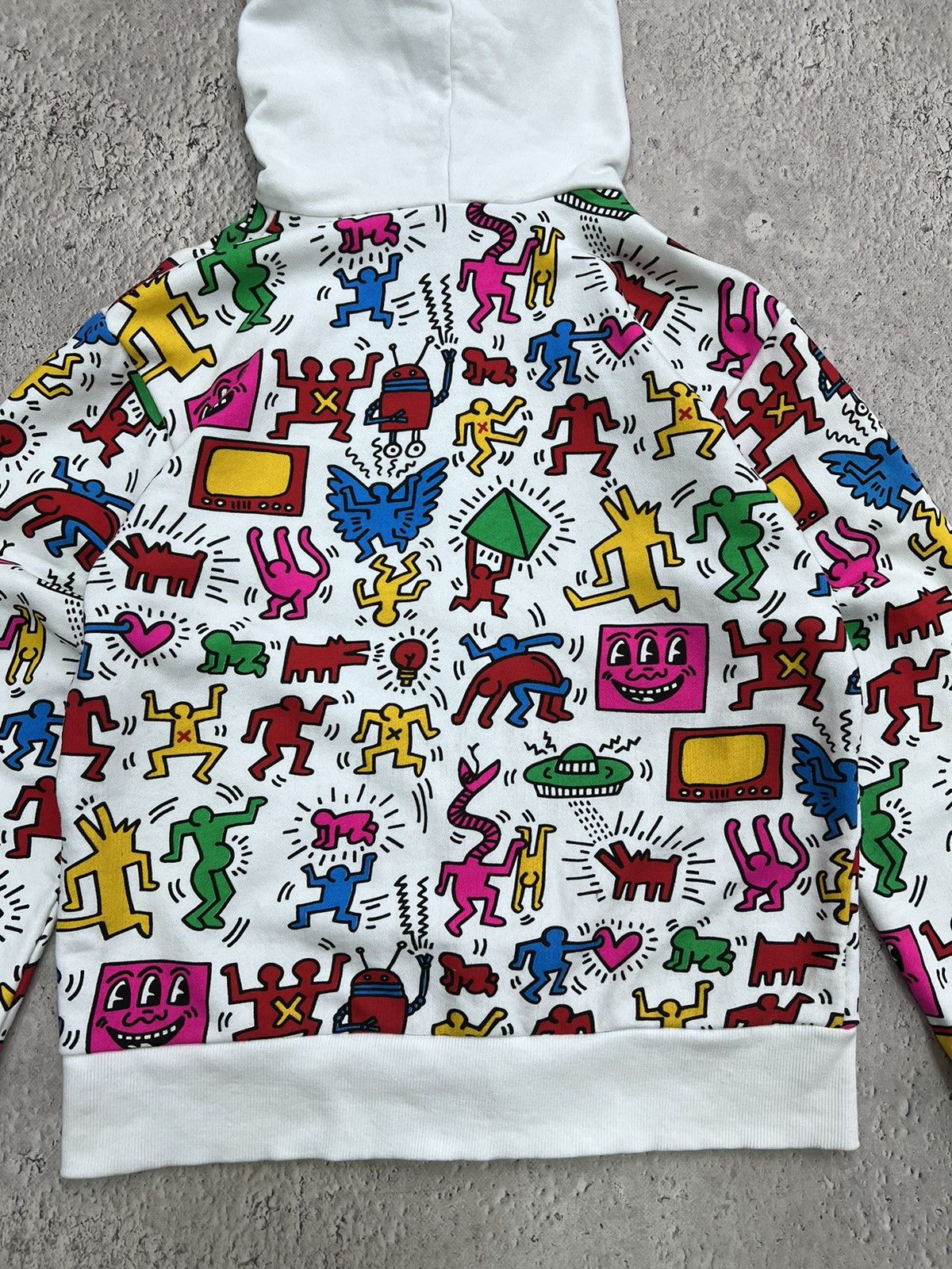 Hypebeast × Keith Haring Sick Crazy All Over Printed Keith Haring X Big Bang Hoodies Size US M / EU 48-50 / 2 - 12 Thumbnail