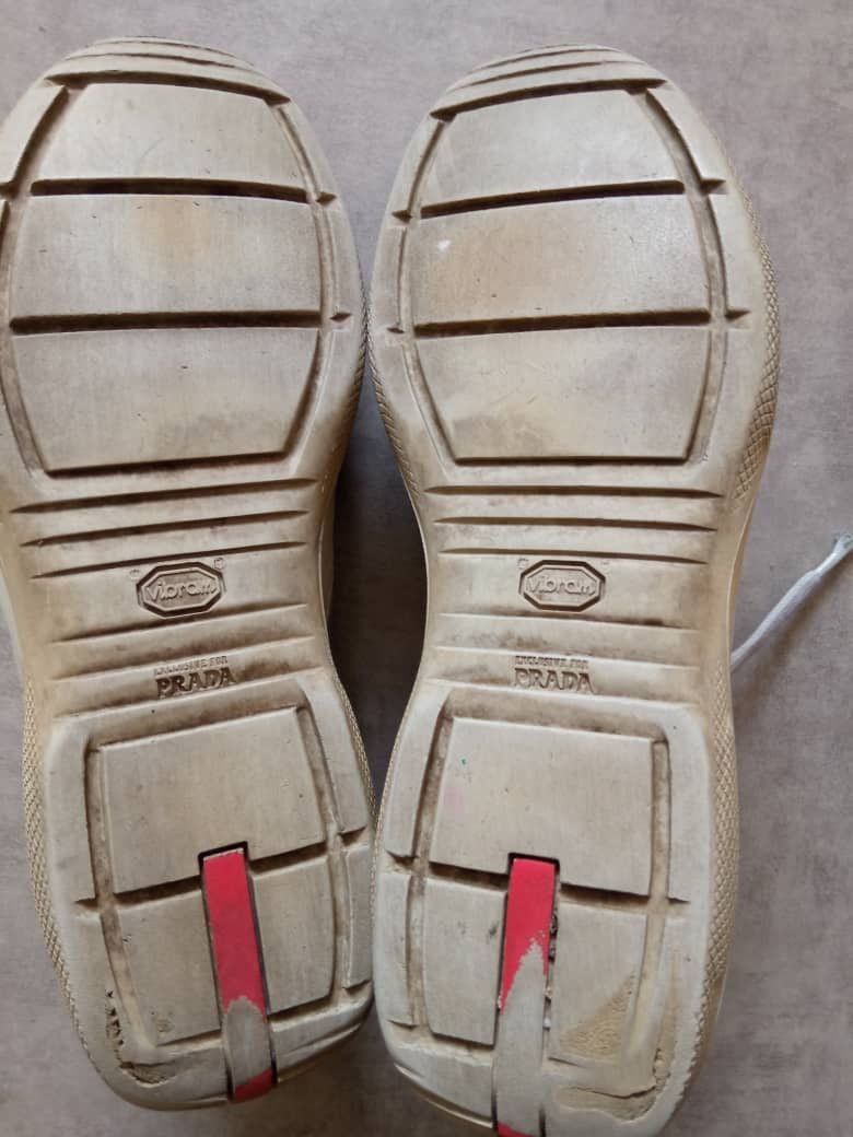 Prada PRADA America's Cup Cream sneakers Vibram sole 10.5 Size US 10 / EU 43 - 4 Thumbnail