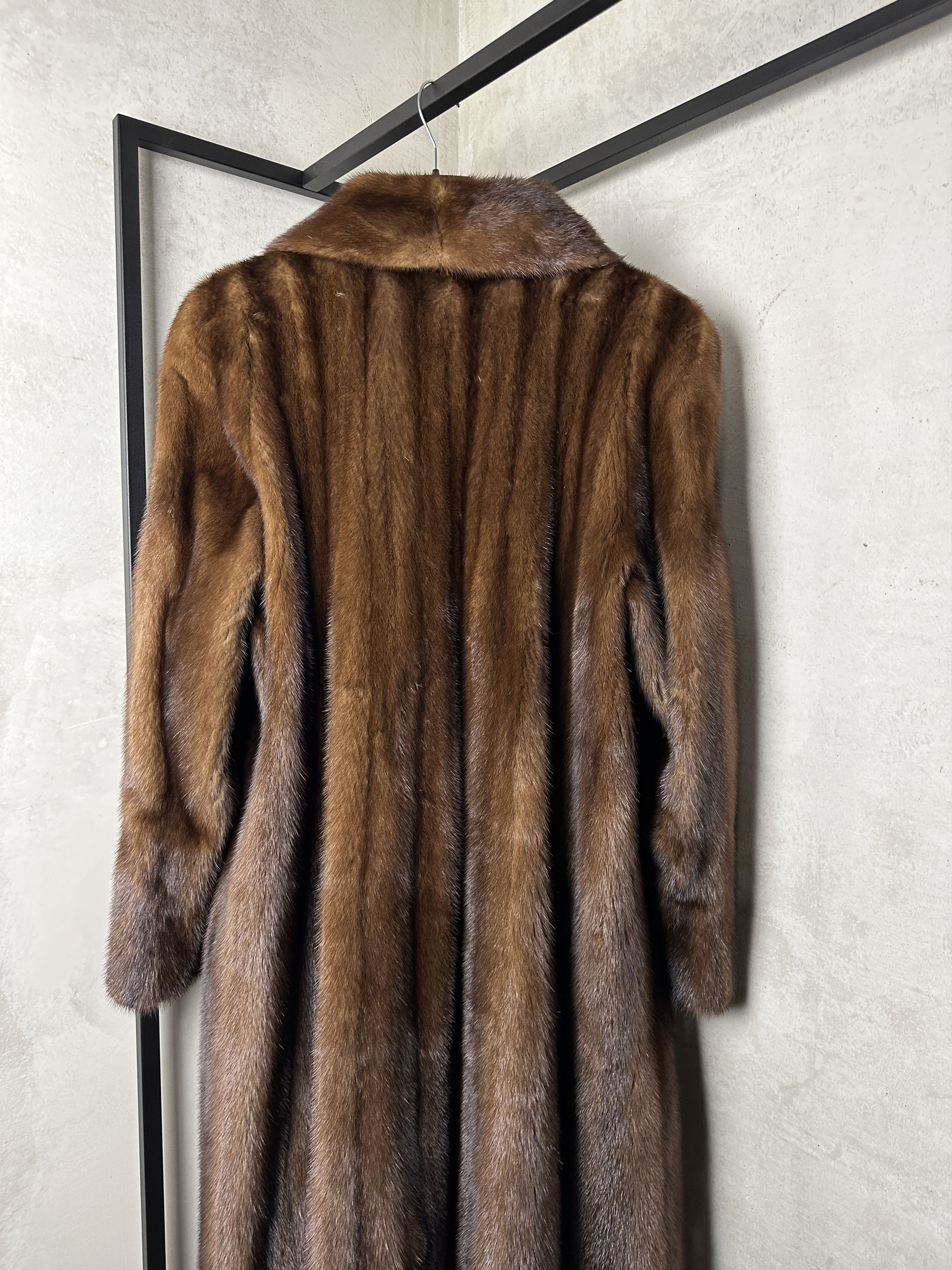 Vintage Long Mink Fur Coat Size M / US 6-8 / IT 42-44 - 13 Thumbnail