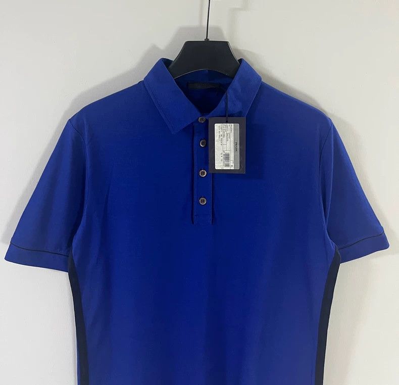 Prada Prada Short-sleeved T-shirt polo shirt Size US XL / EU 56 / 4 - 3 Thumbnail