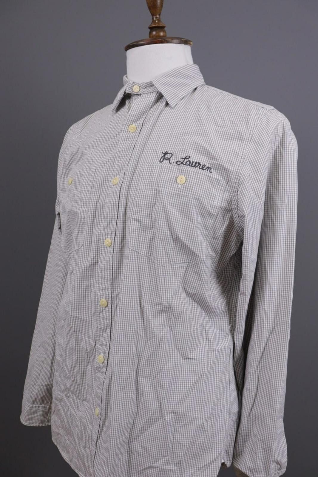 Polo Ralph Lauren Polo Jeans Company Ralph Lauren Gray Check Shirt Size L Size US L / EU 52-54 / 3 - 7 Thumbnail