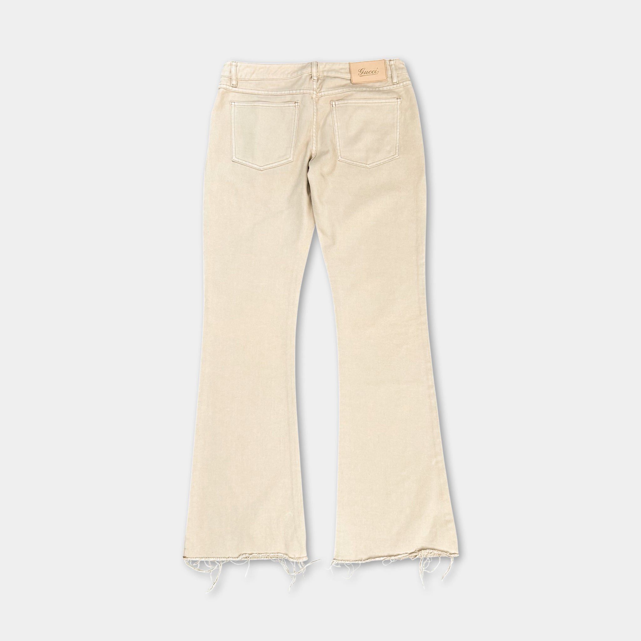 Gucci Gucci 2000's Flared Distressed Pants Size US 30 / EU 46 - 4 Thumbnail