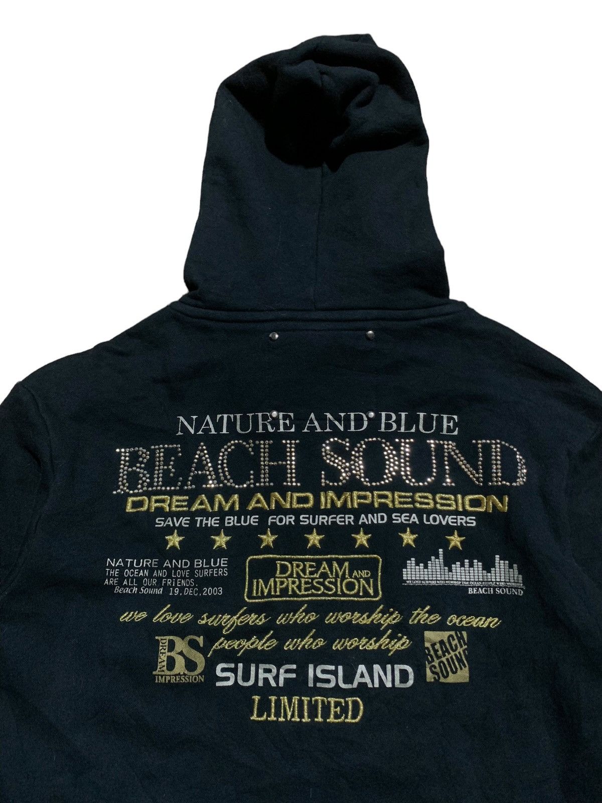 If Six Was Nine Beach Sounds poem punk rock fur hoodie if6was9 LgB style Size US L / EU 52-54 / 3 - 12 Thumbnail