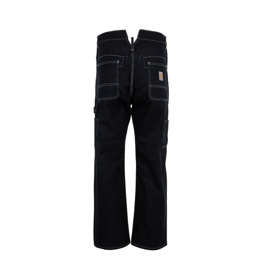 Junya Watanabe o1h1sh10525 Carhartt Denim Carpenter Pants in Navy Blue Size US 32 / EU 48 - 2 Thumbnail