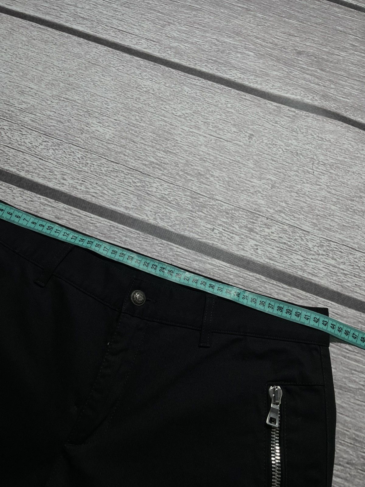 Balmain Balmain B Logo Black Chino Trousers Pants Size US 32 / EU 48 - 11 Thumbnail