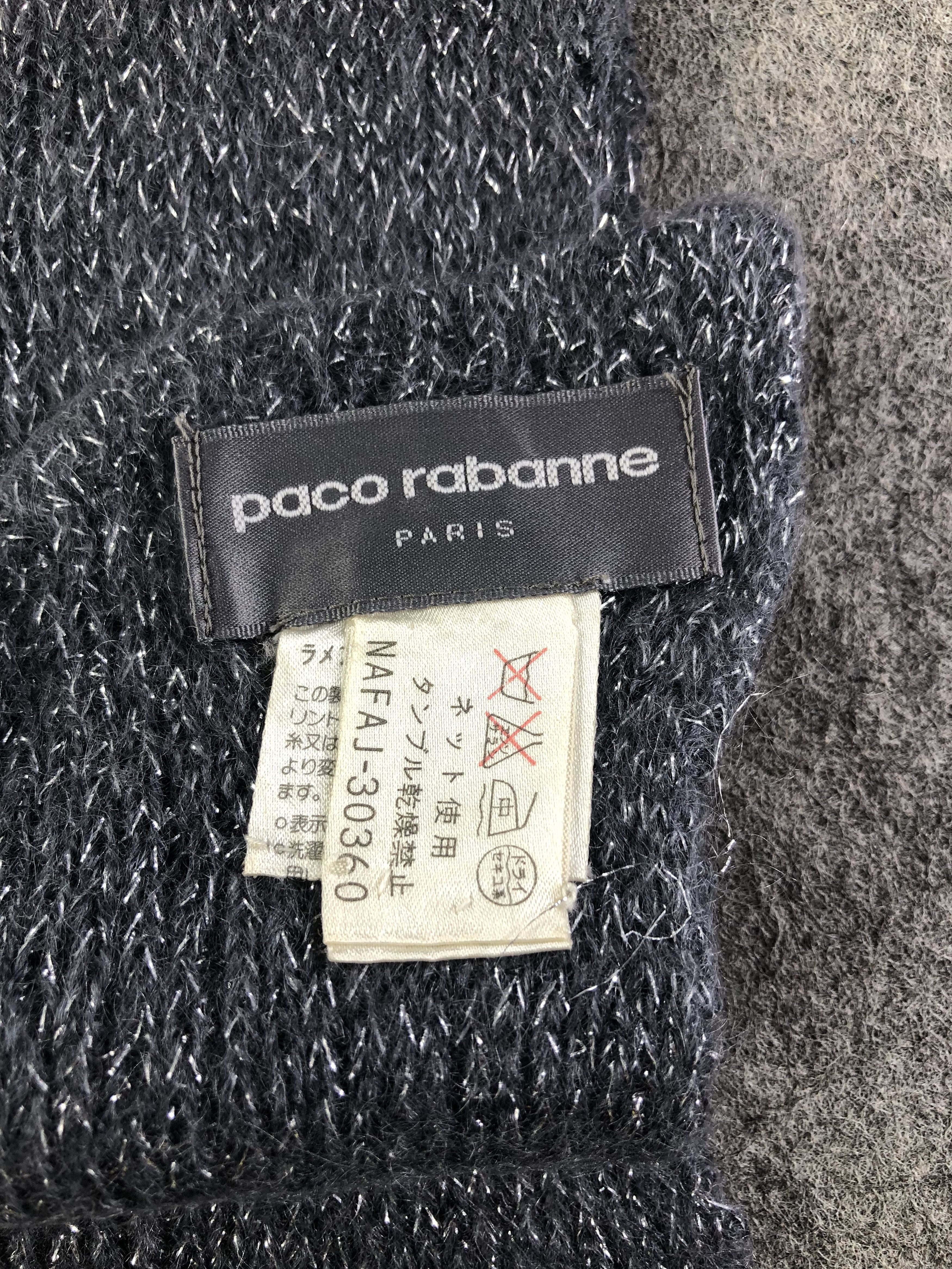 Paco Rabanne × Vintage Paco Rabanne Scarf / Muffler / Neckwear Size ONE SIZE - 5 Thumbnail