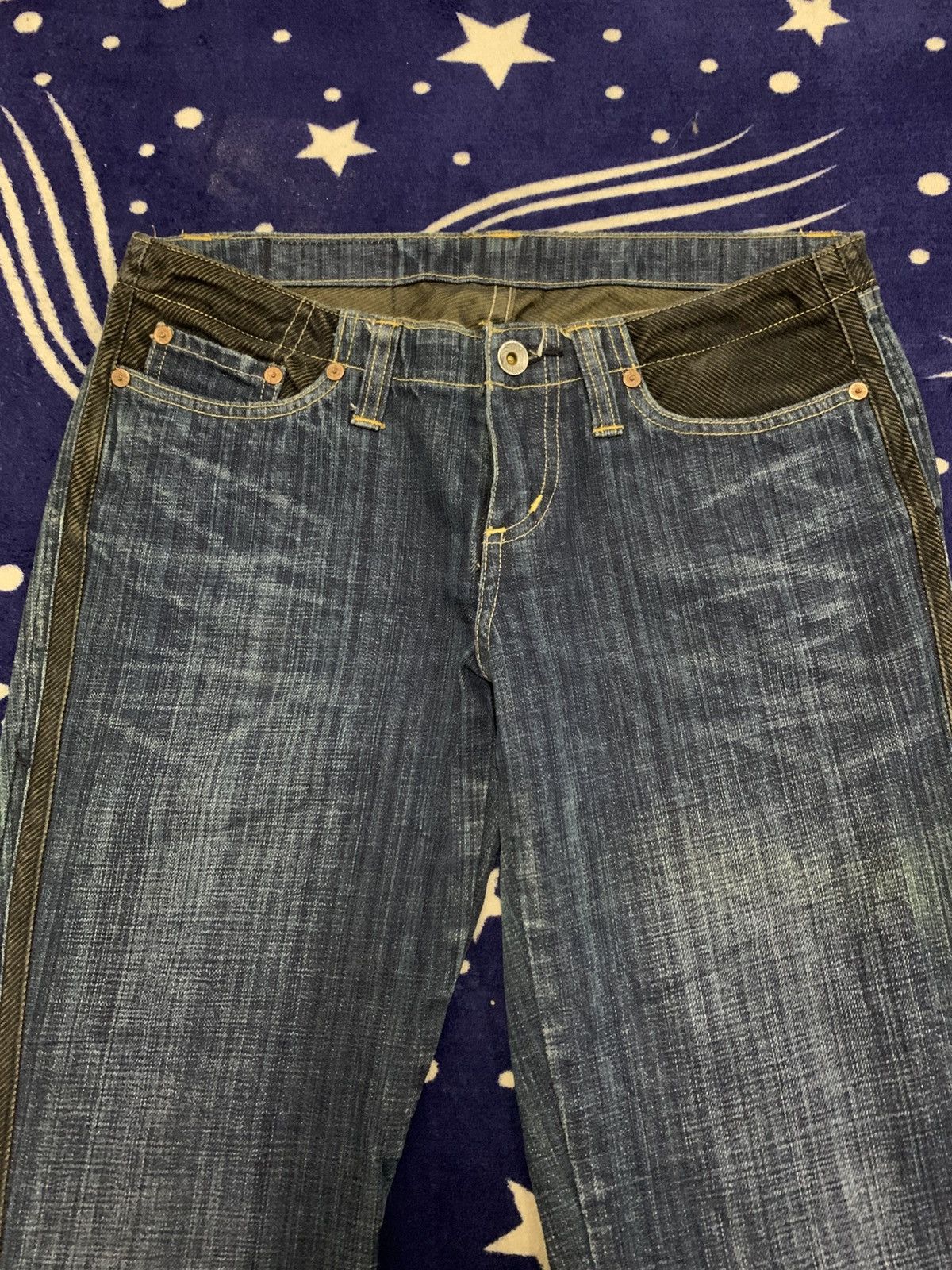 G-Star G-Star Raw Panel Flare Denim Rare Y2K Grail Size 29" - 4 Thumbnail