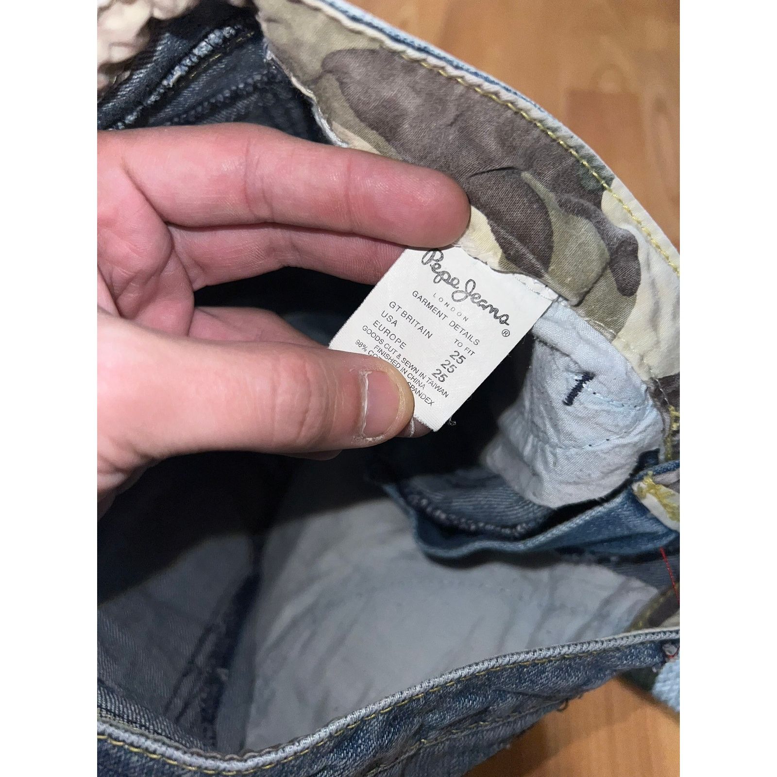 Pepe Jeans Y2K Womens Pepe Jeans London Pants Bottoms 2000s Size 25 Size 25" / US 0 / IT 36 - 7 Thumbnail