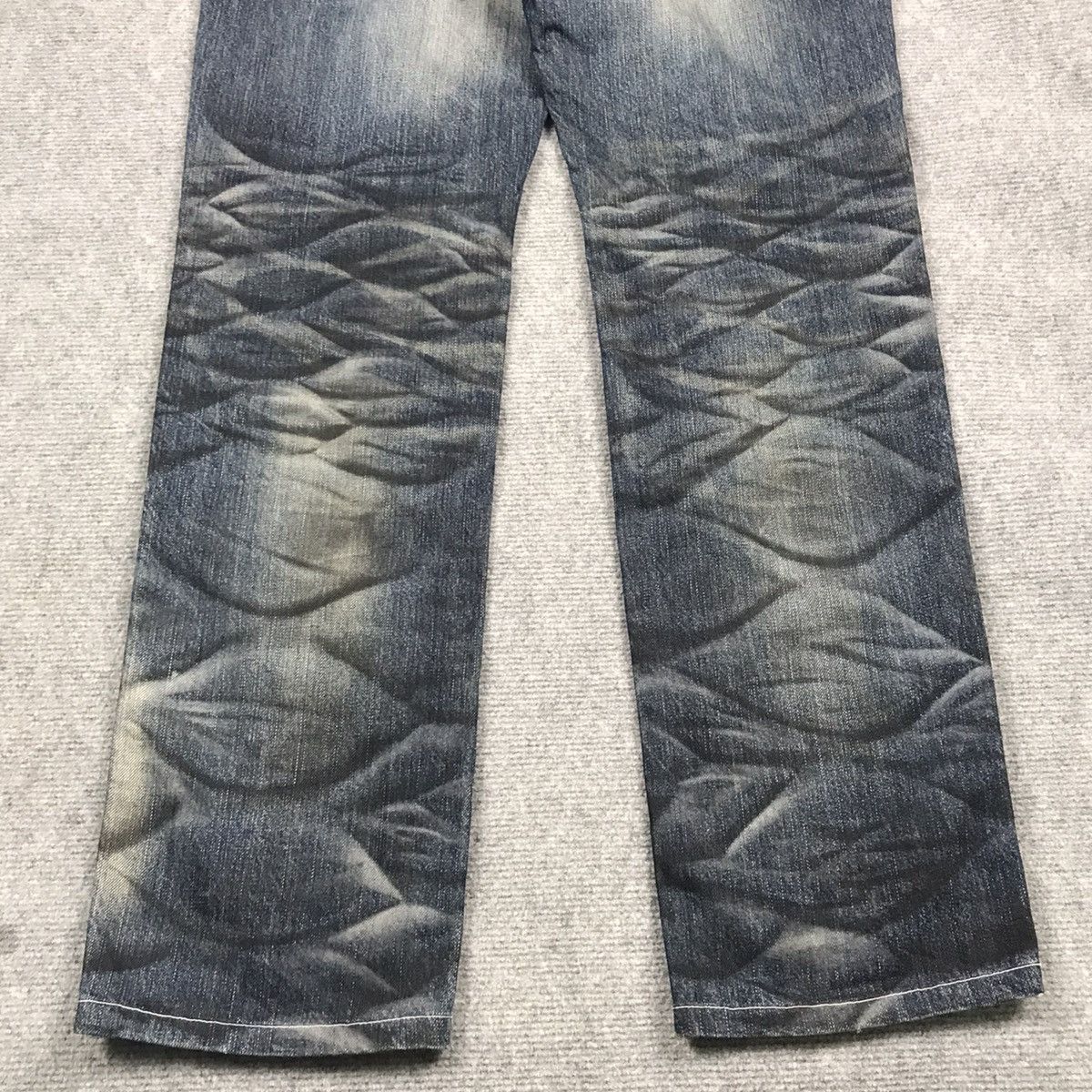 Japanese Brand × Le Grande Bleu (L.G.B.) BLUE WAY DRAK DENIM DISTRESSED DENIM PANTS Size US 32 / EU 48 - 7 Thumbnail