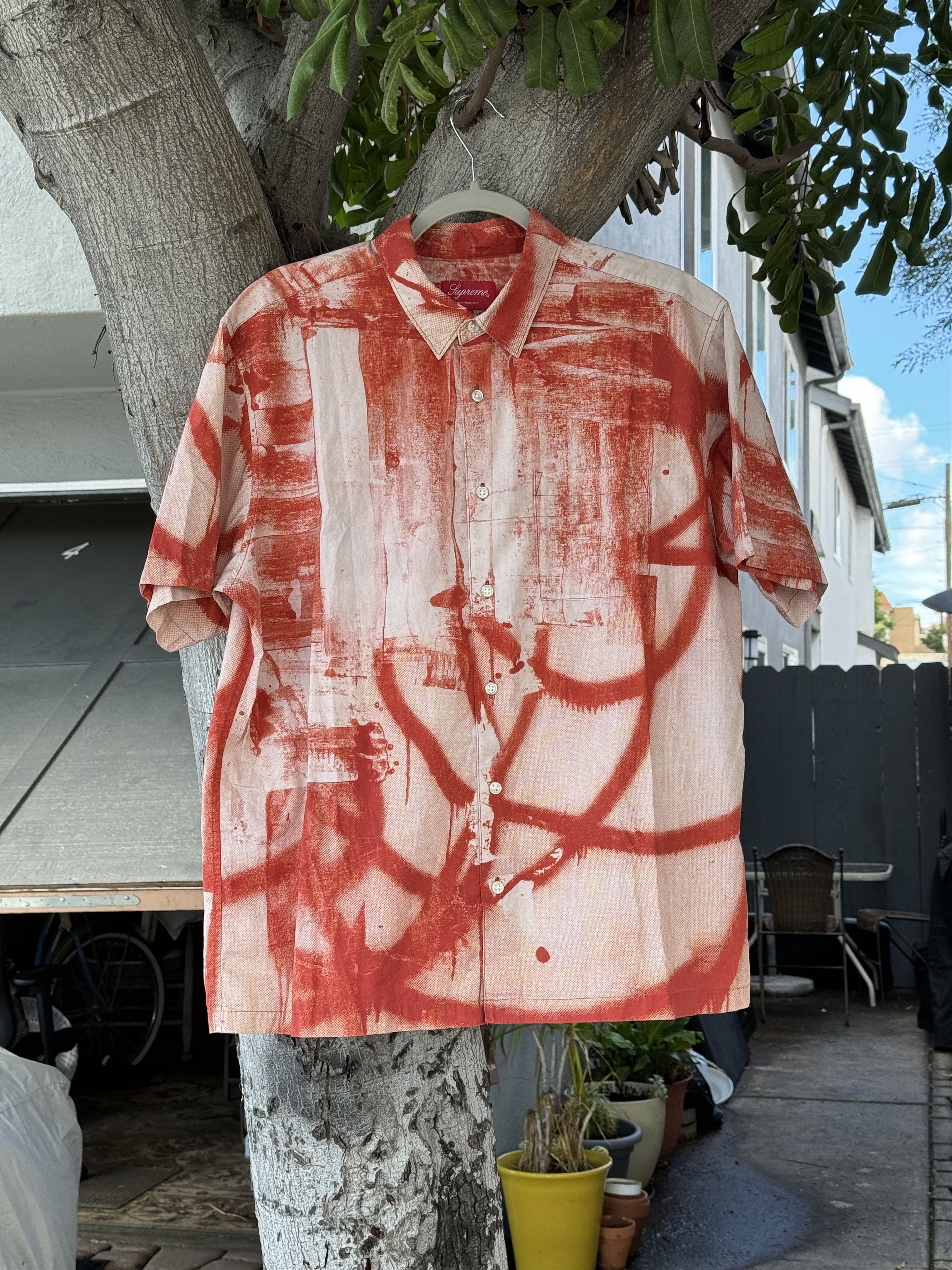 Supreme Supreme x Christopher Wool S/S Shirt | Grailed