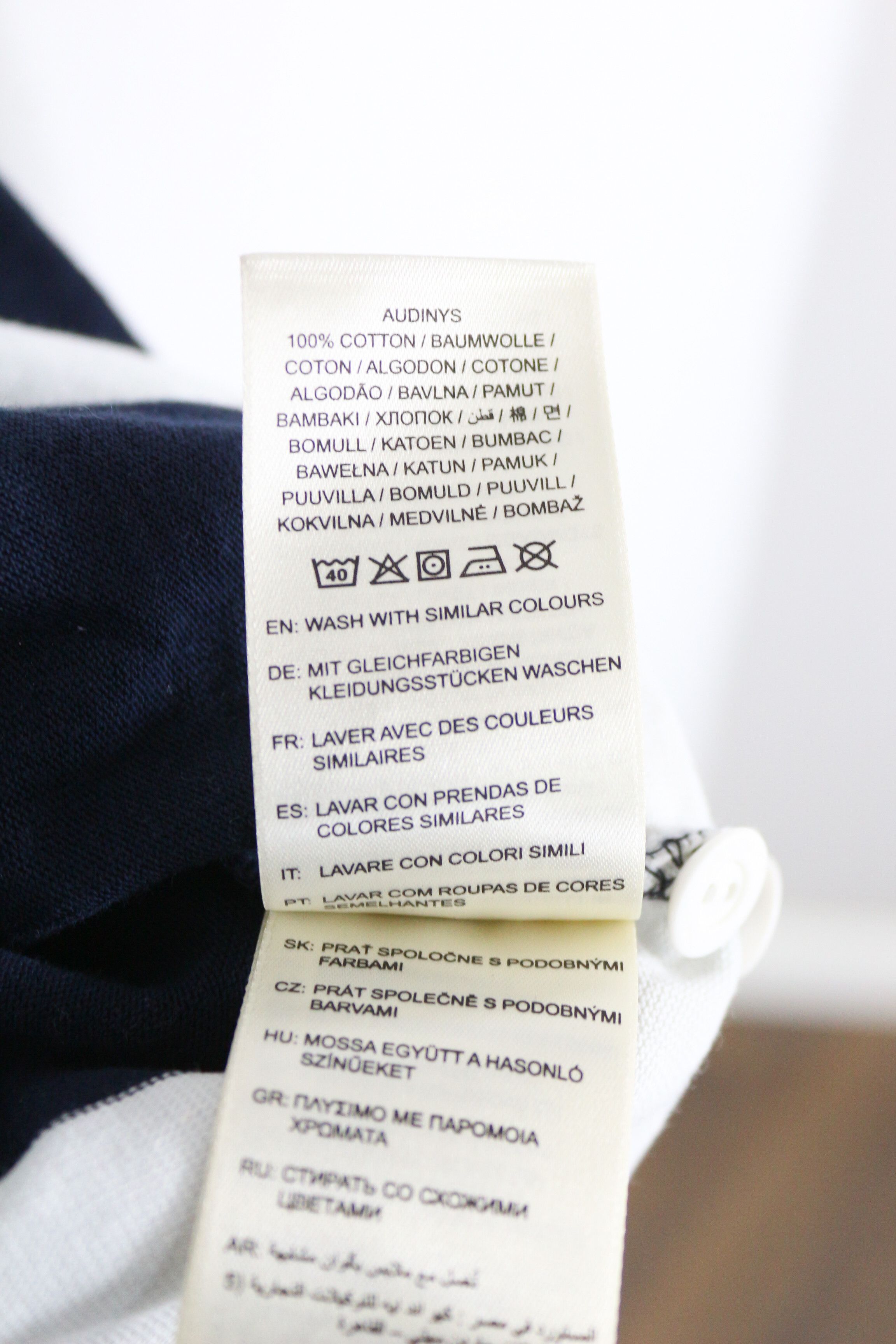 Gant × Vintage Vintage Gant Logo Striped Preppy Rugby Polo Shirt Size US XXL / EU 58 / 5 - 5 Thumbnail