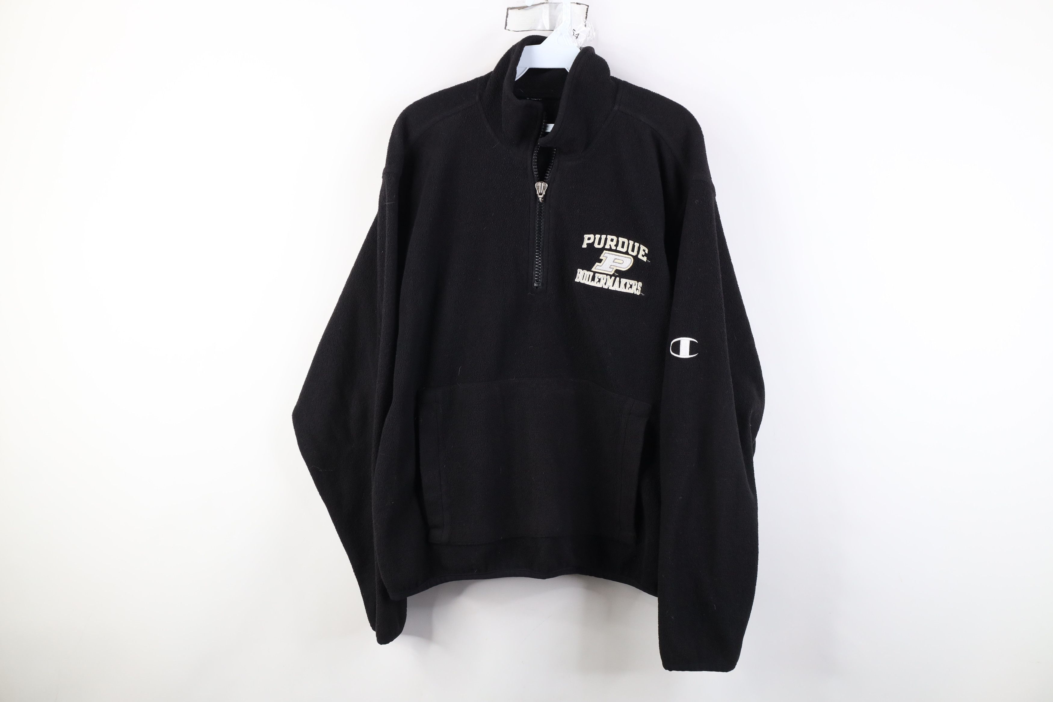 Champion Vintage 90s Champion University 1/4 Half Zip Fleece Sweater Size US M / EU 48-50 / 2 - 1 Thumbnail