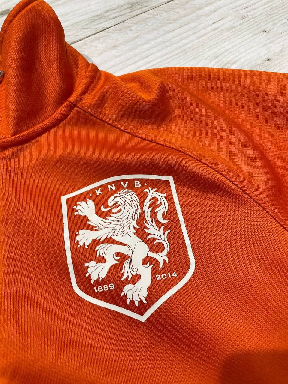 Nike NIKE HOLLAND NETHERLANDS 2014 2015 Track Soccer Jacket Size US L / EU 52-54 / 3 - 7 Thumbnail