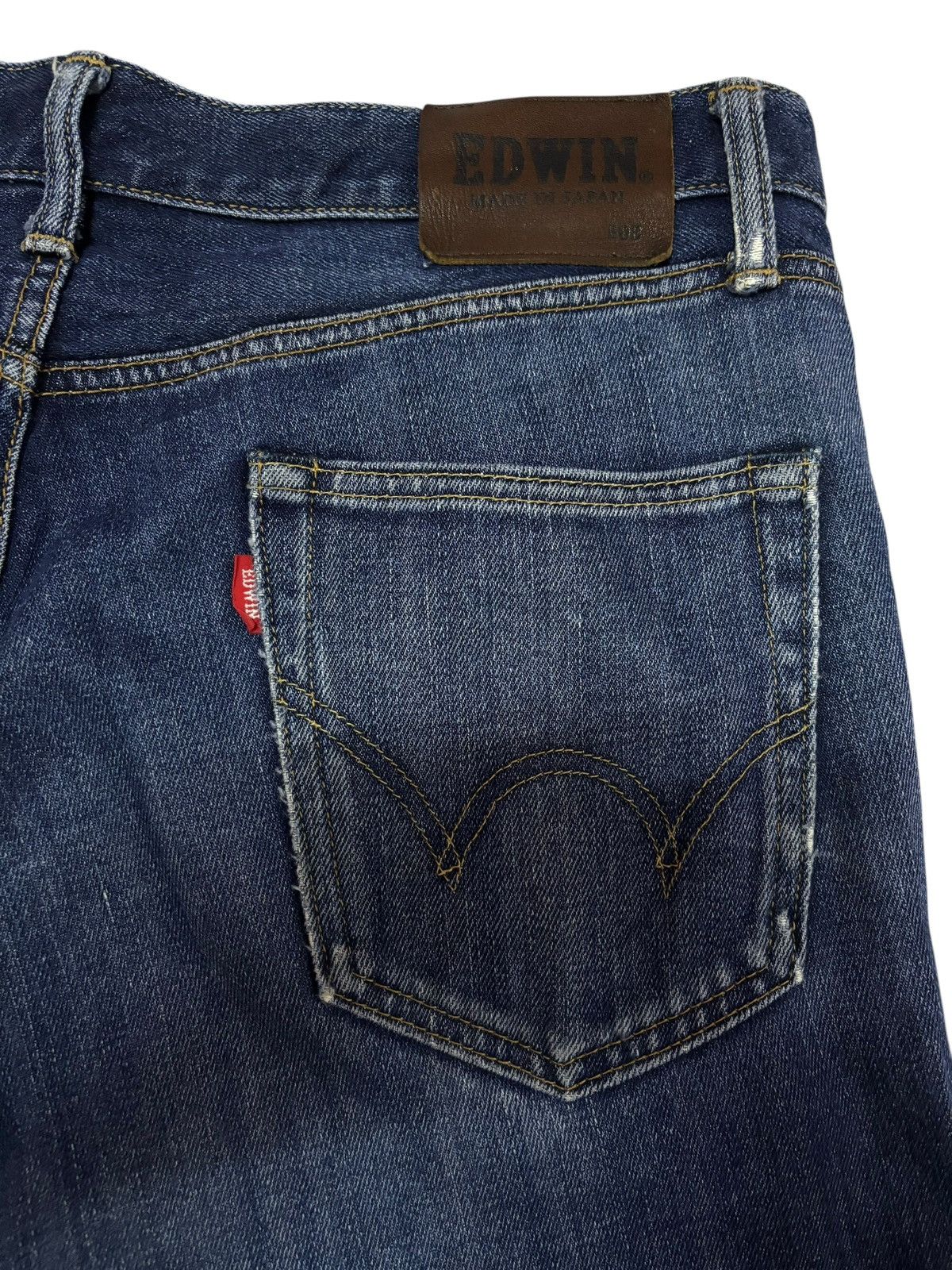 Edwin Vtg Edwin Japan 503 Distressed Jeans Size US 34 / EU 50 - 8 Thumbnail