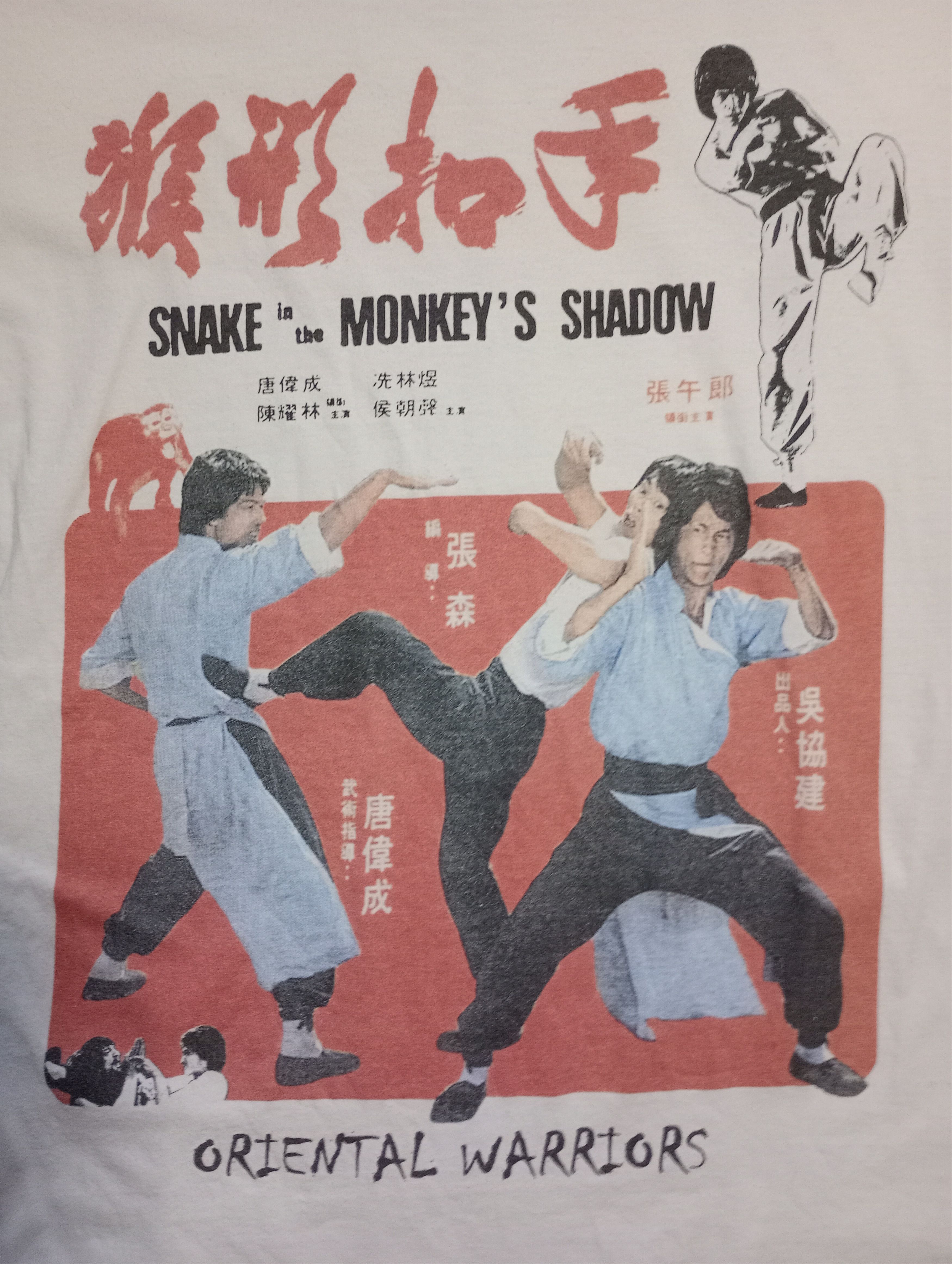 Vintage Snake in the Shadow of the Monkey T-Shirt Vintage 80's Size US S / EU 44-46 / 1 - 5 Thumbnail