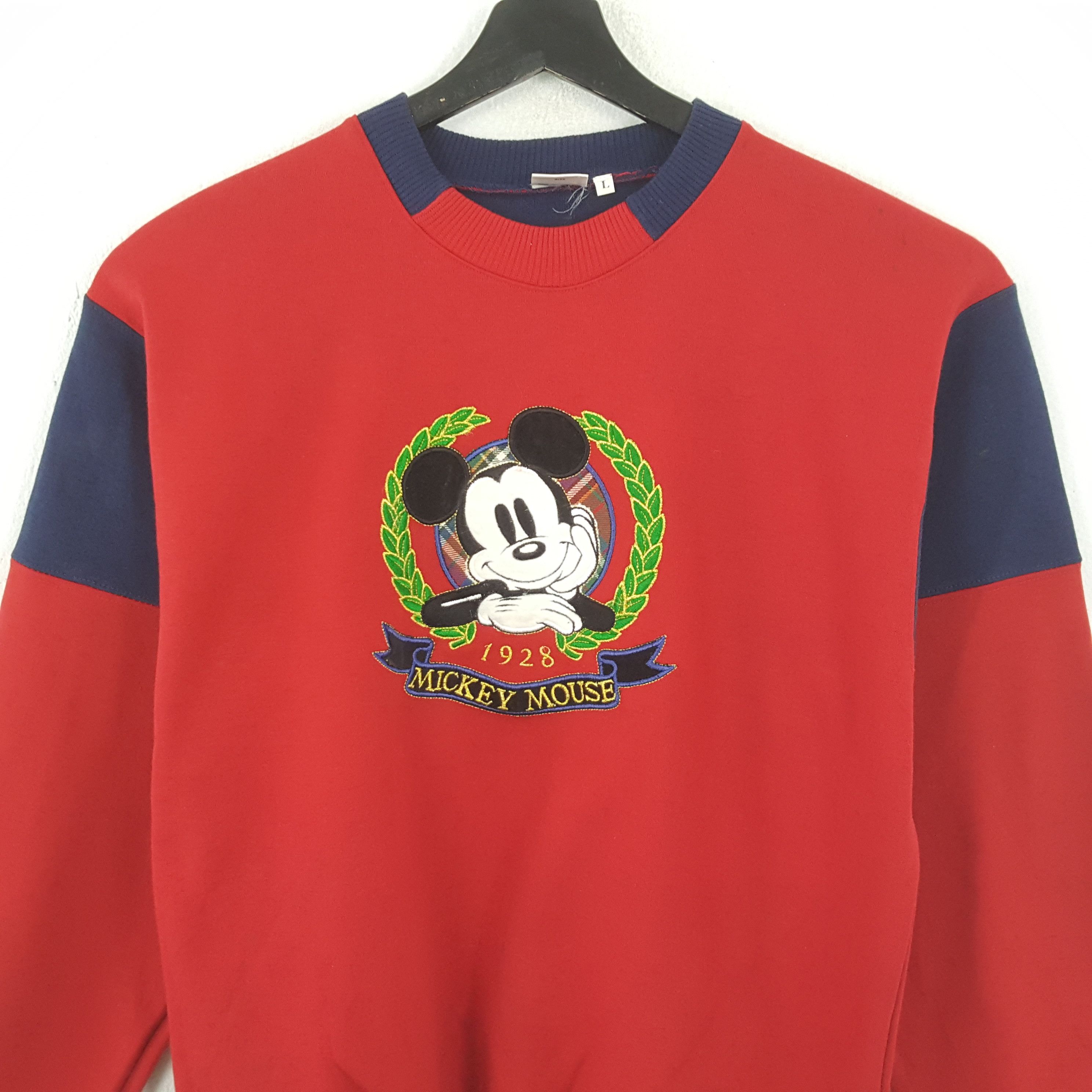 Disney × Mickey Mouse × Vintage MICKEY MOUSE Disney Cartoon Character Vintage Sweatshirt Size US M / EU 48-50 / 2 - 2 Thumbnail